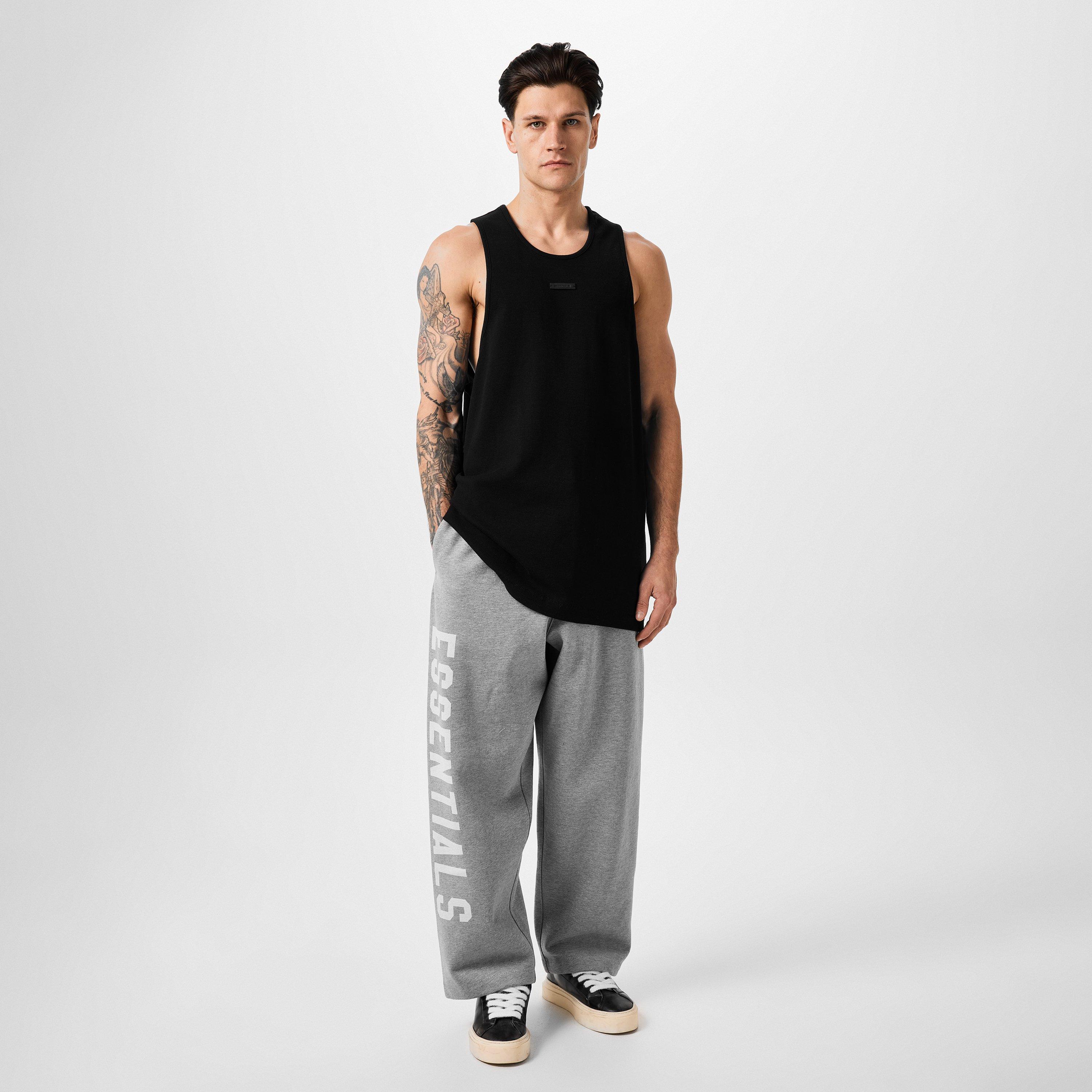 Black - Fear Of God Essentials - Ribbed Tank Top - 4