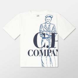 CP Company Large Logo Tee Jn52