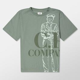 CP Company Large Logo Tee Jn52