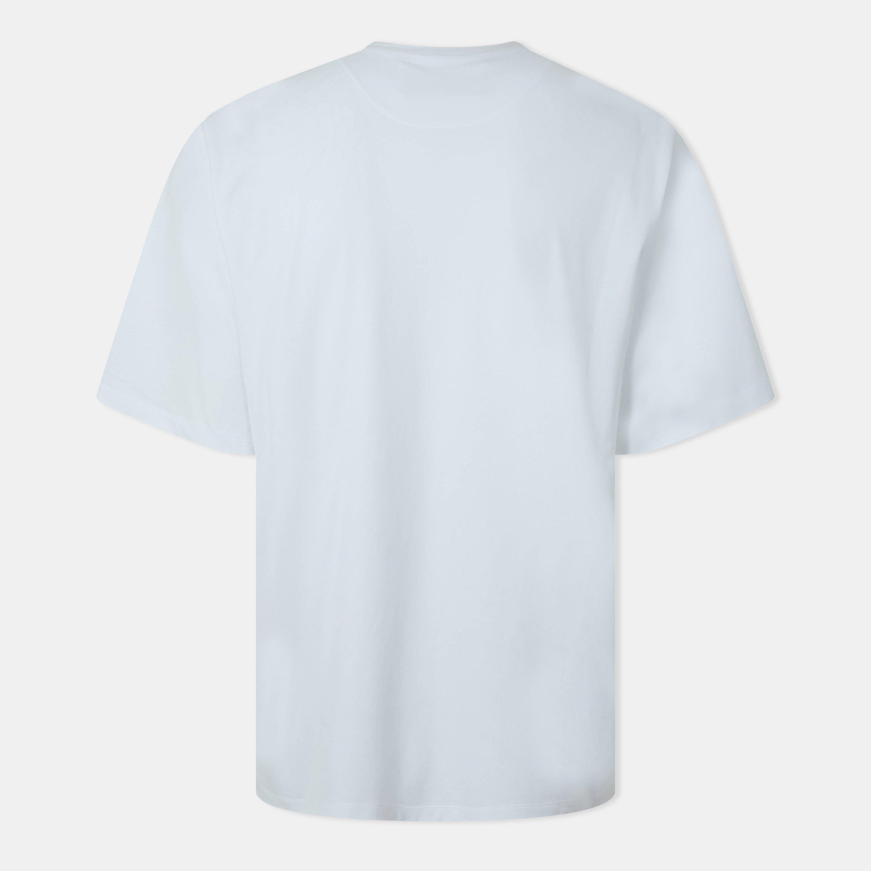 White - Prada - Logo Plaque T-Shirt - 2