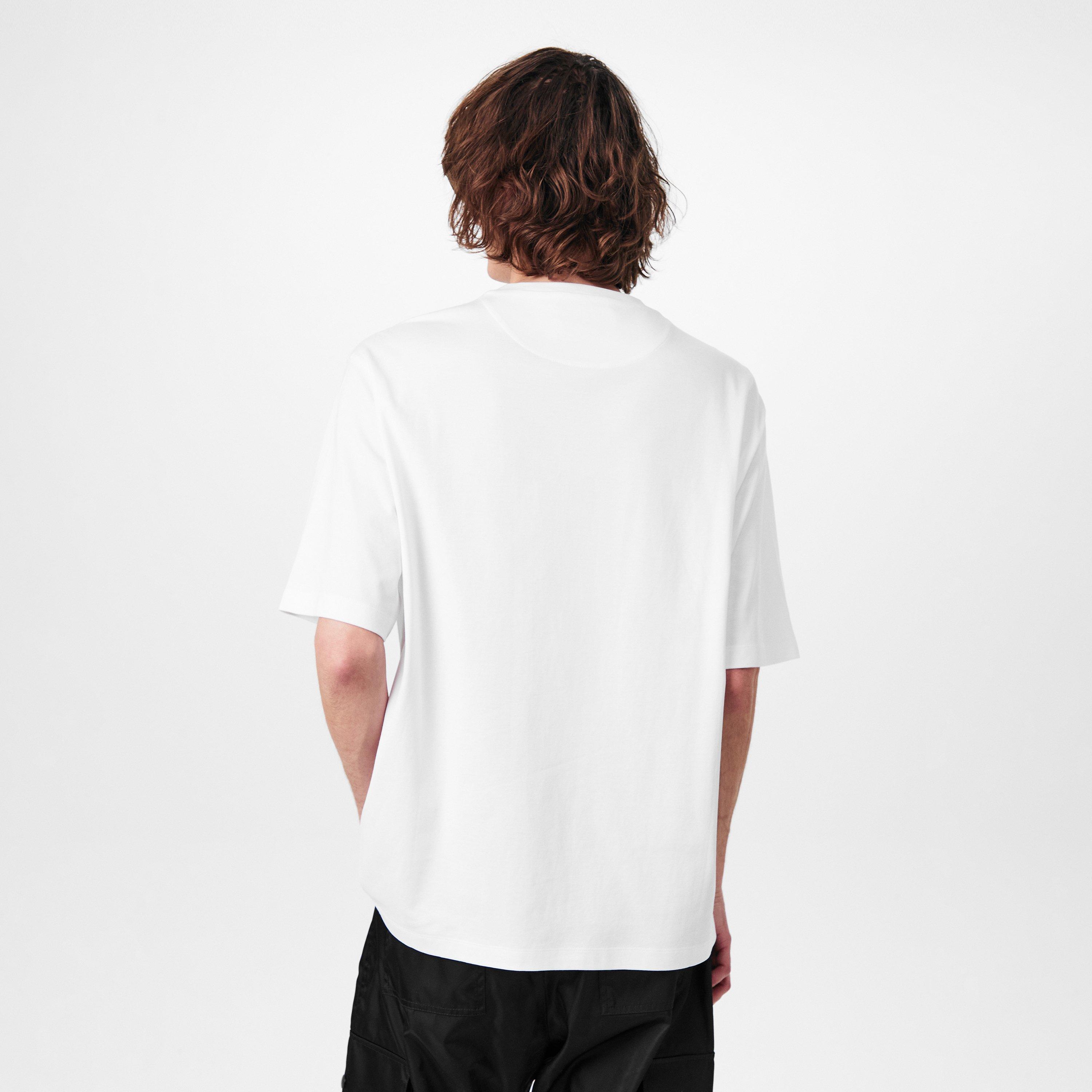 White - Prada - Logo Plaque T-Shirt - 4