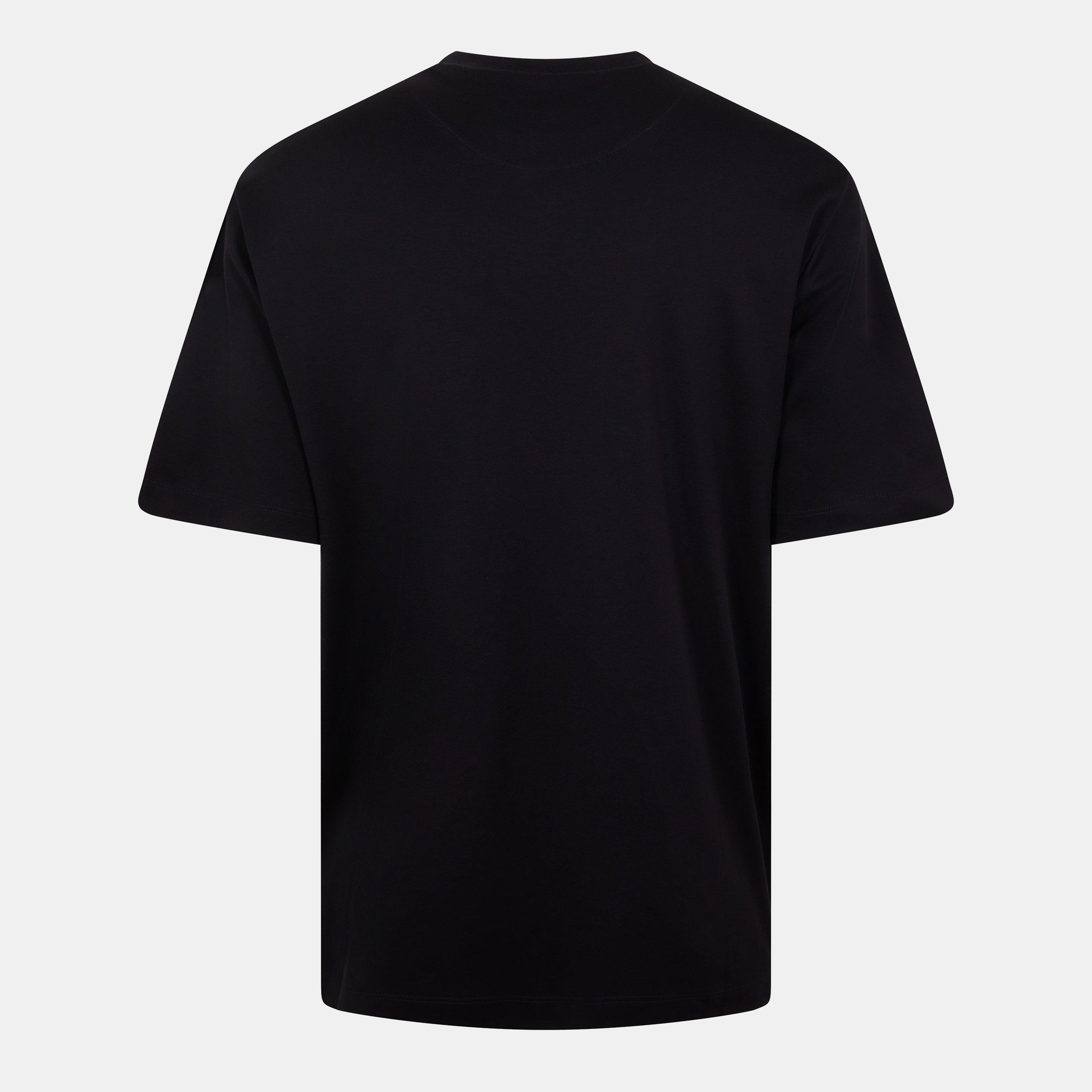 Black - Prada - Logo Plaque T-Shirt - 2