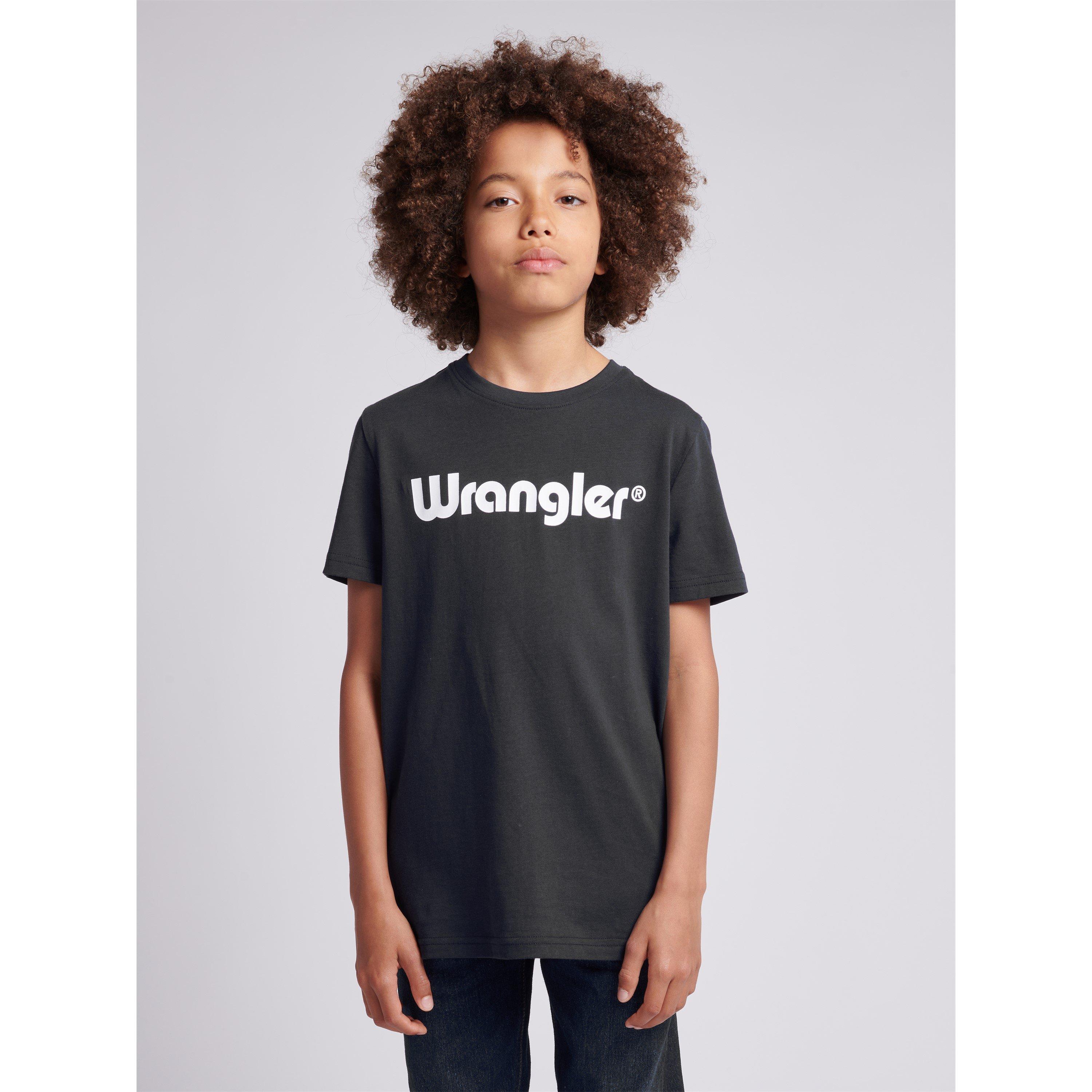 Black - Wrangler - Logo Regular Fit T-Shirt - 3