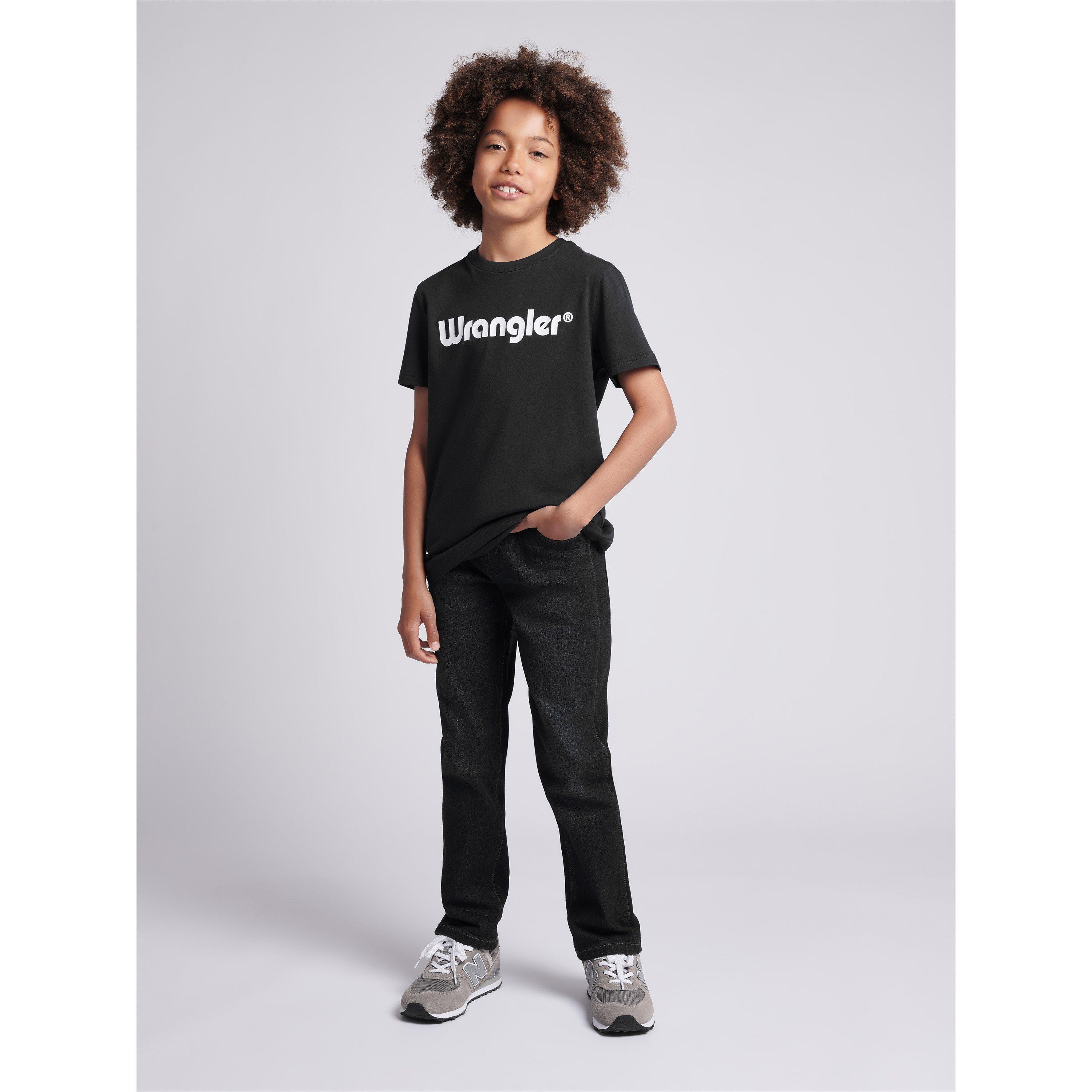 Black - Wrangler - Logo Regular Fit T-Shirt - 5