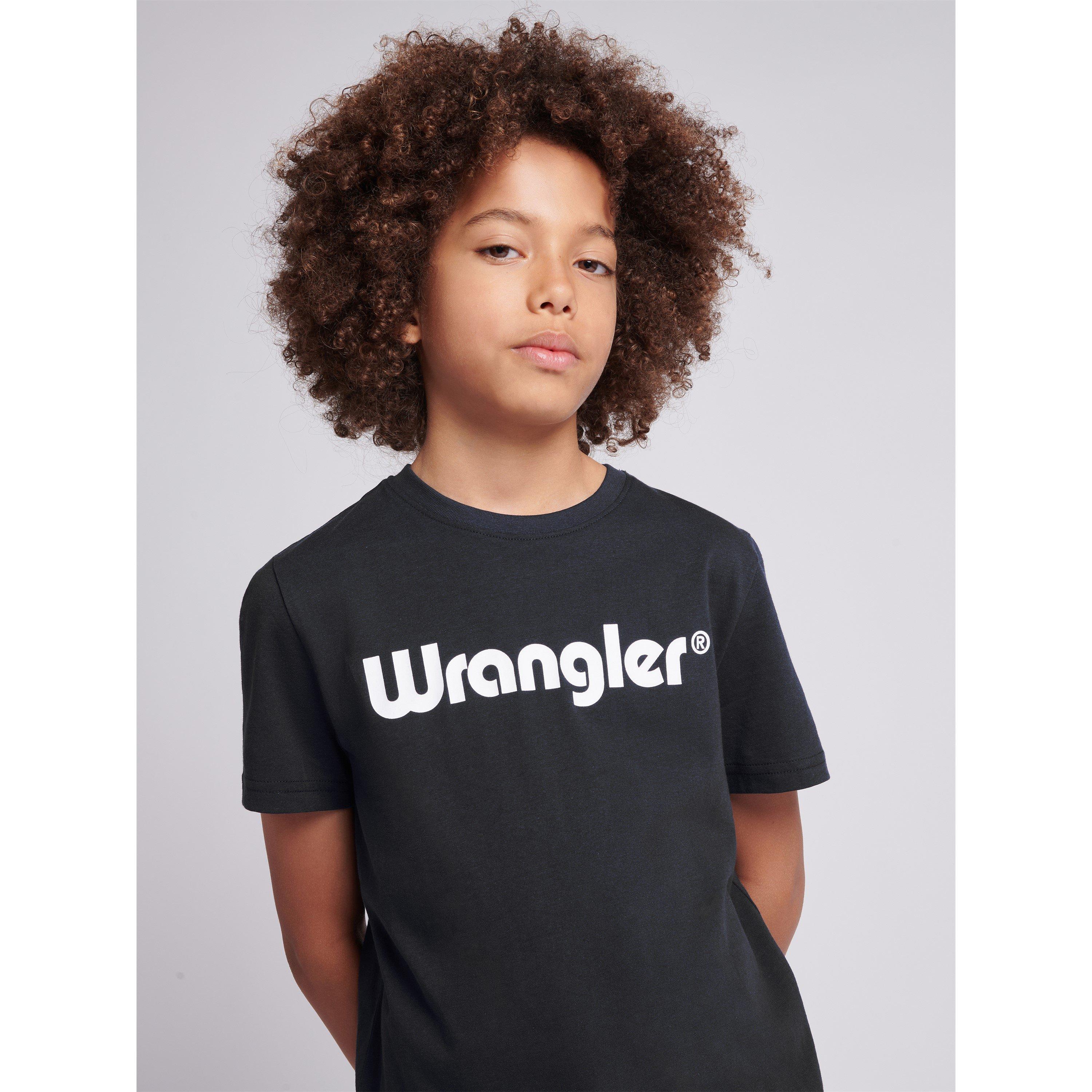 Black - Wrangler - Logo Regular Fit T-Shirt - 6