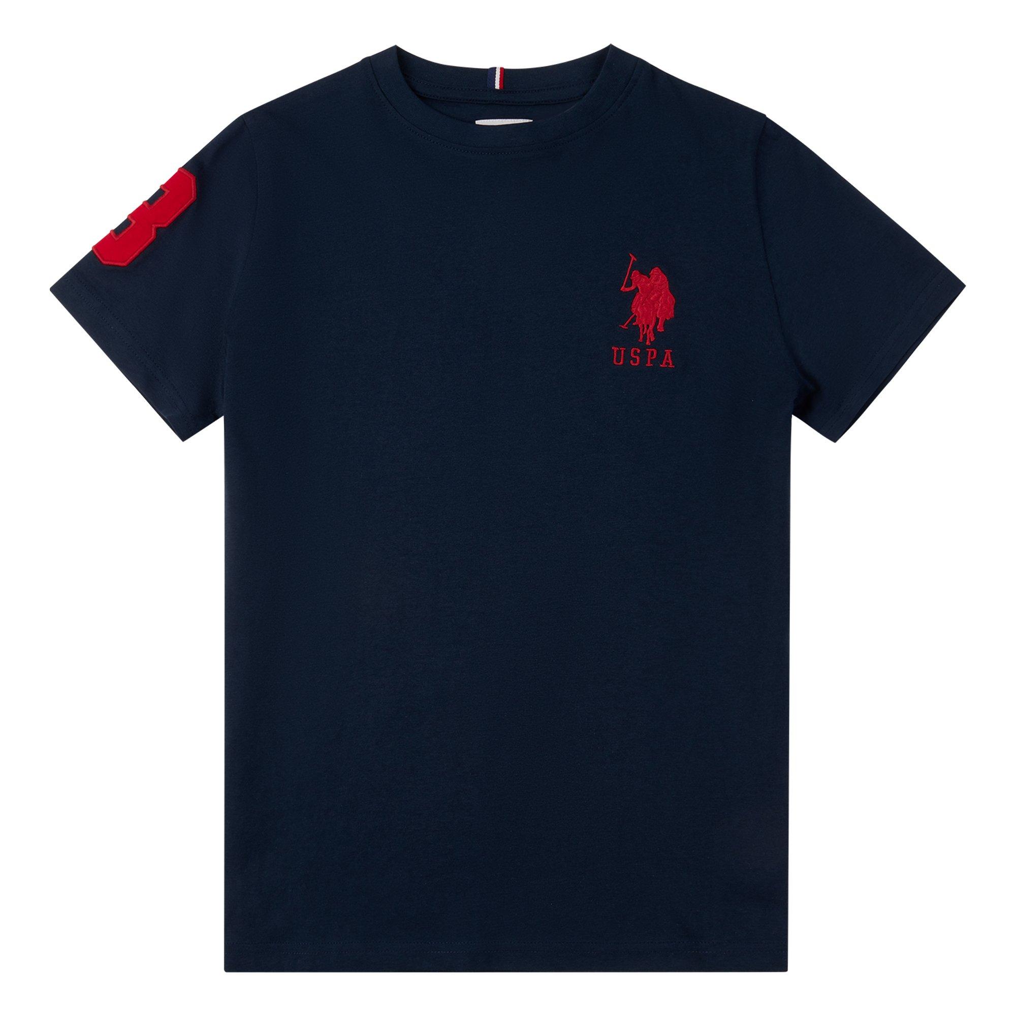 Azul Marinho/Vermelho - US Polo Assn - USPA Player Regular Fit T-Shirt - 4