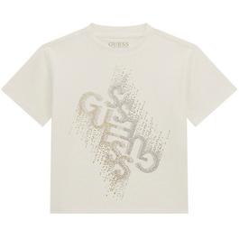 Guess Diamante T-Shirt Juniors