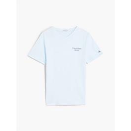 Calvin pour Klein Jeans Stack Logo V Neck T Shirt