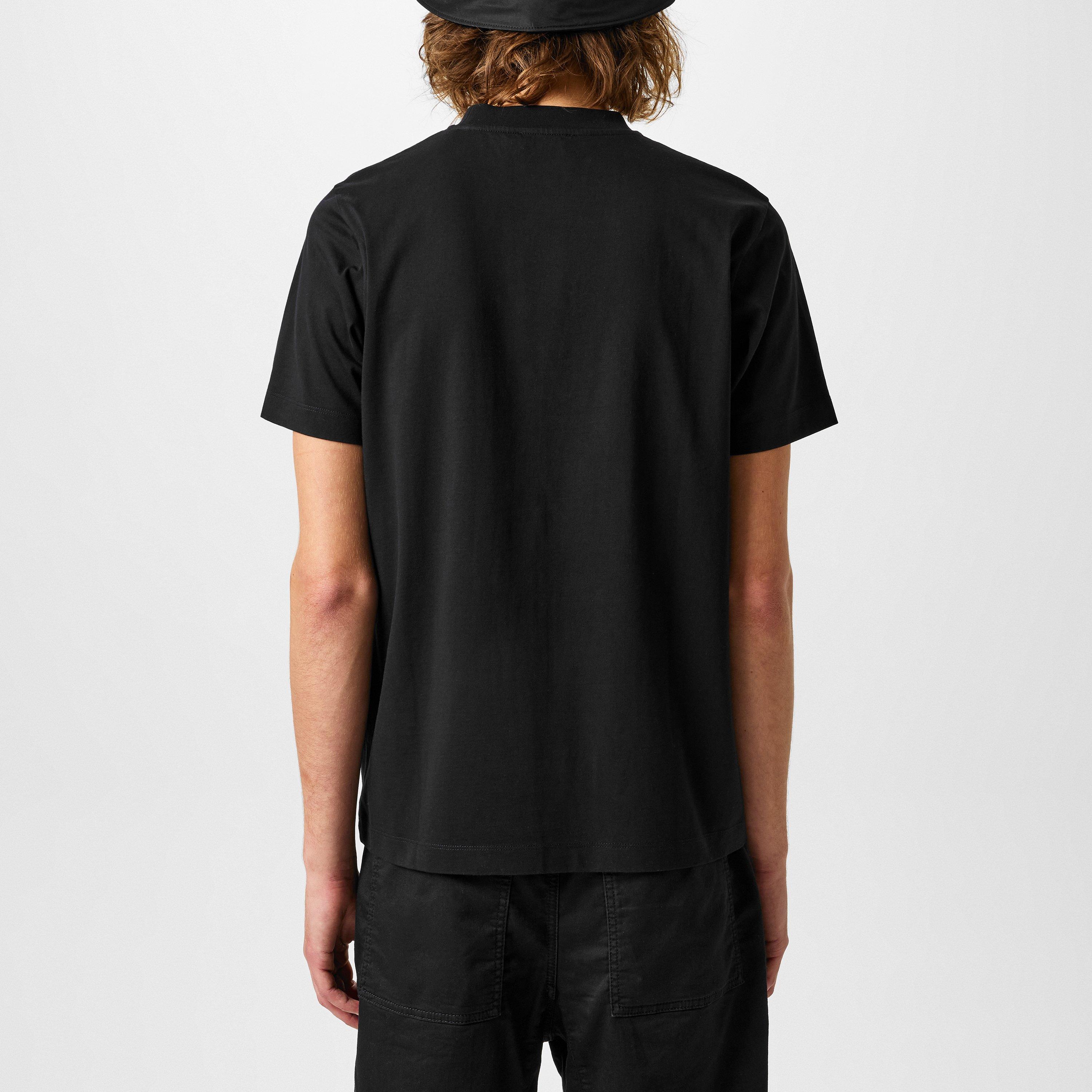 Black - Off White - Men's Flock Arrow T-Shirt, Minimalist Design - 4