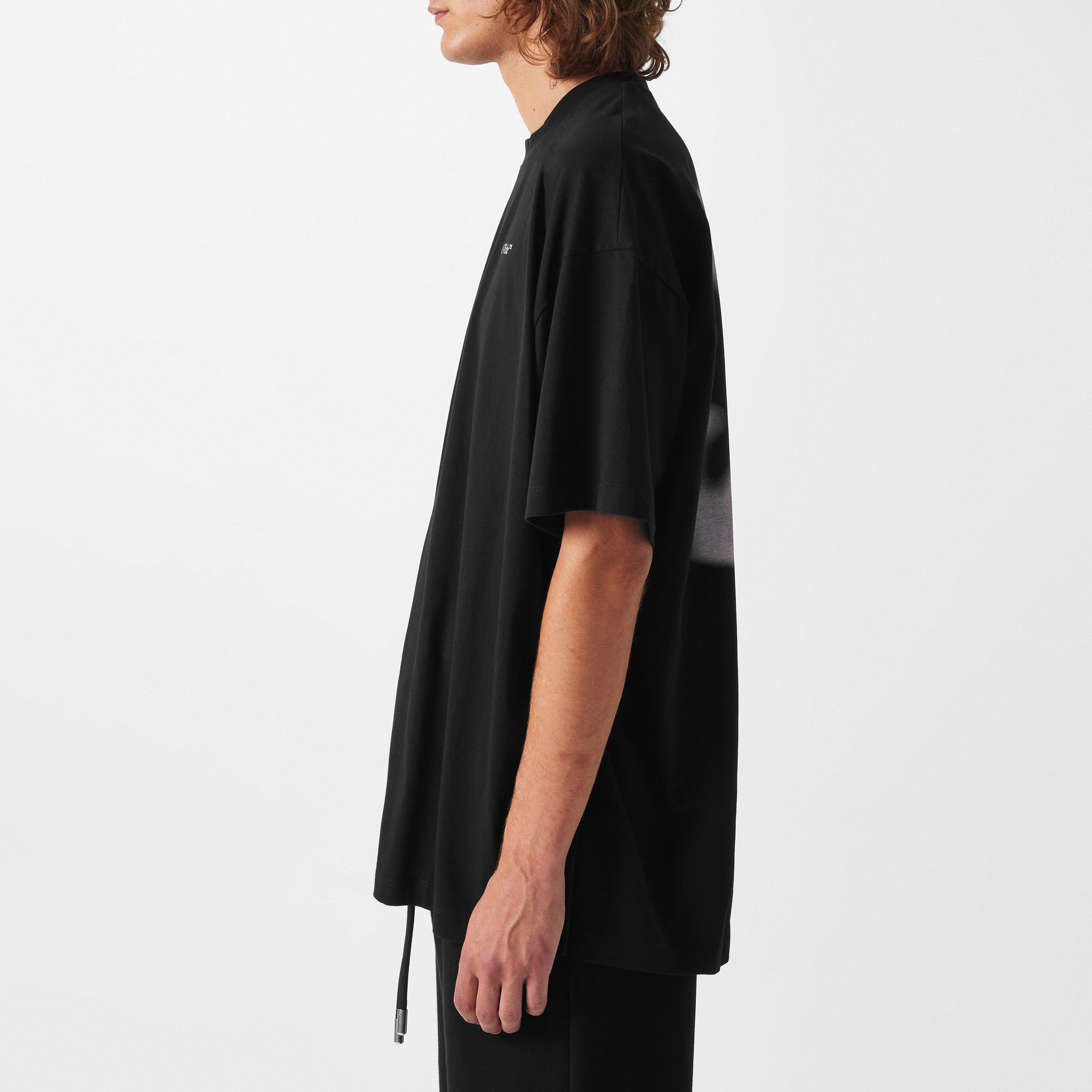 Black - Off White - Men's Vanish Arrows Oversized T-Shirt, Signature Motif - 2