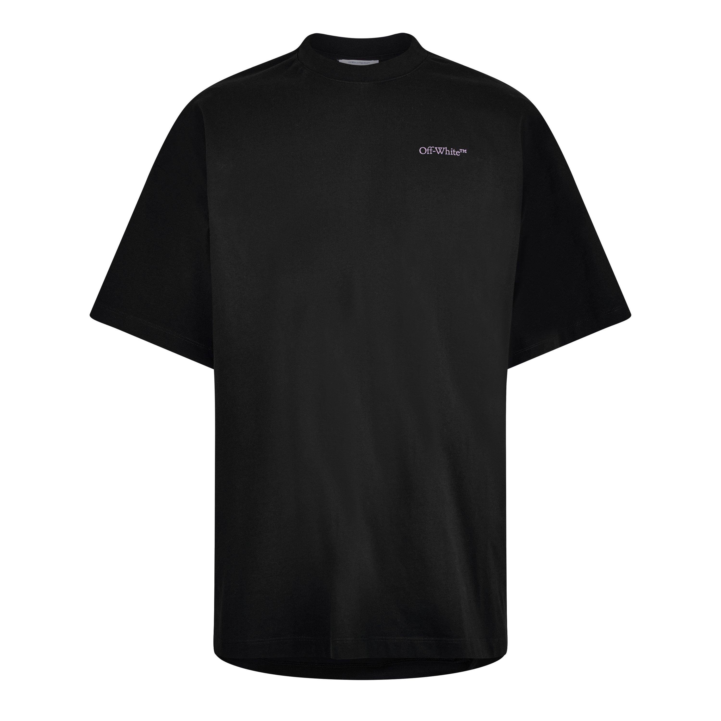 Black - Off White - Men's Vanish Arrows Oversized T-Shirt, Signature Motif - 5