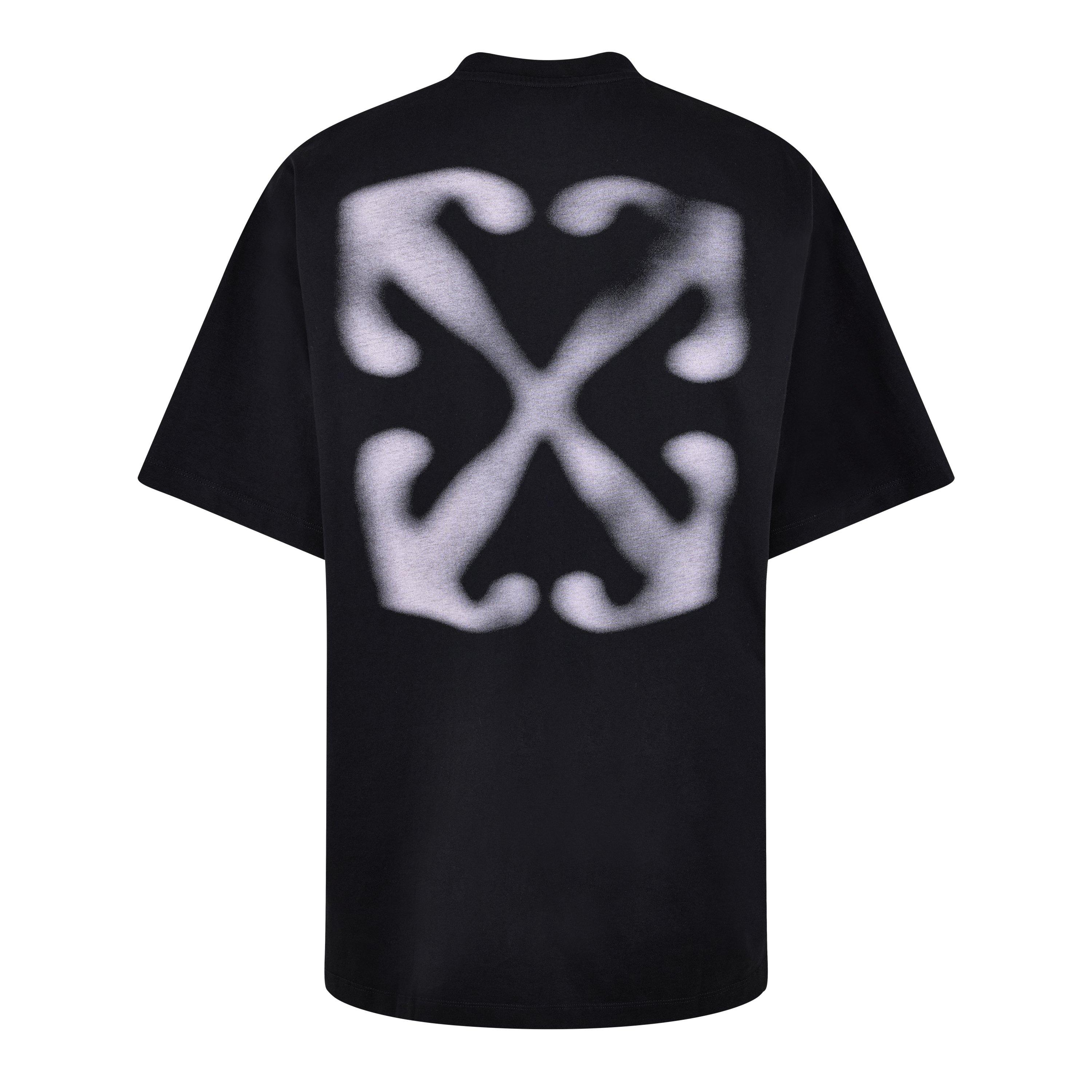 Black - Off White - Men's Vanish Arrows Oversized T-Shirt, Signature Motif - 6
