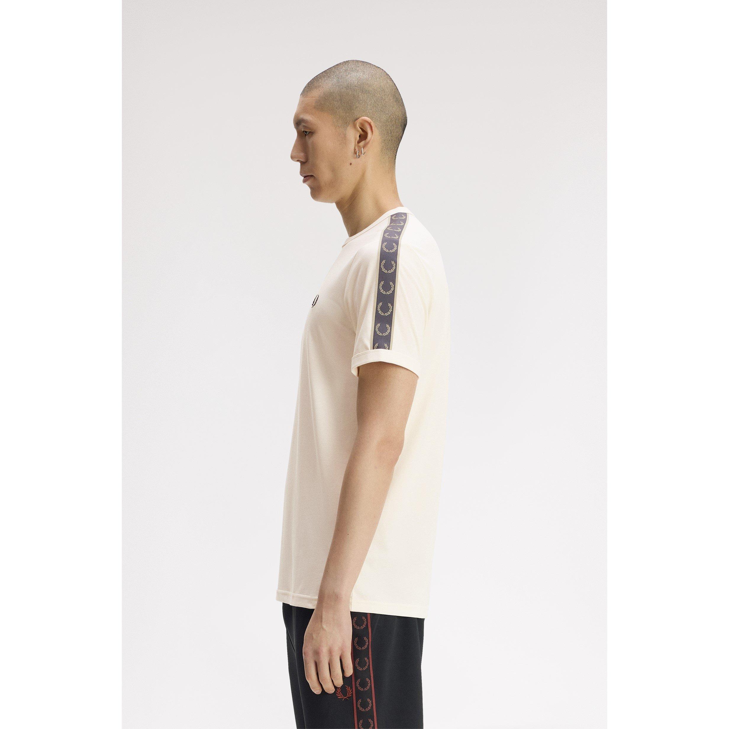 Ecru 30B - Fred Perry - Tape Tee - 4