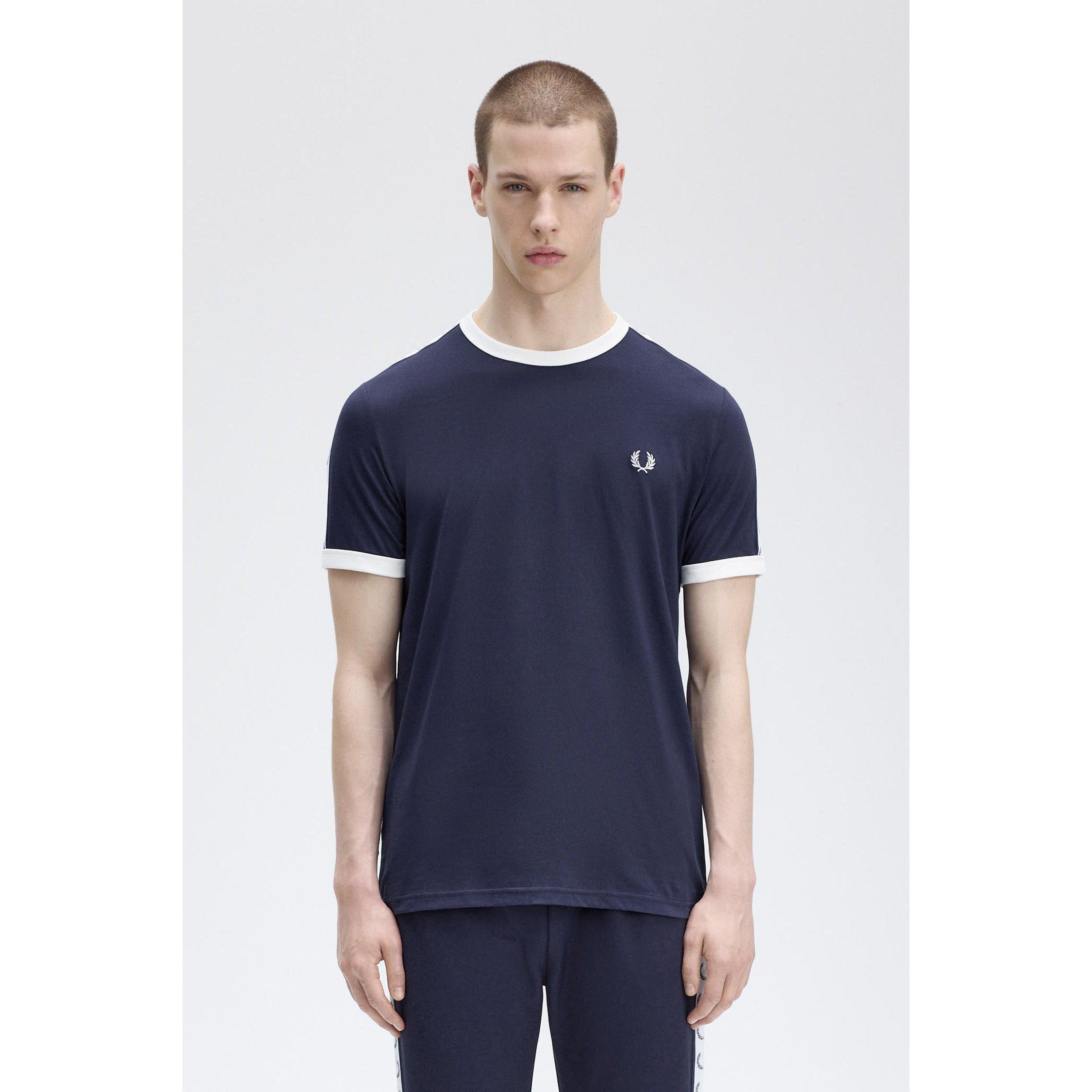 Carbon Blue 266 - Fred Perry - Tape Tee - 2