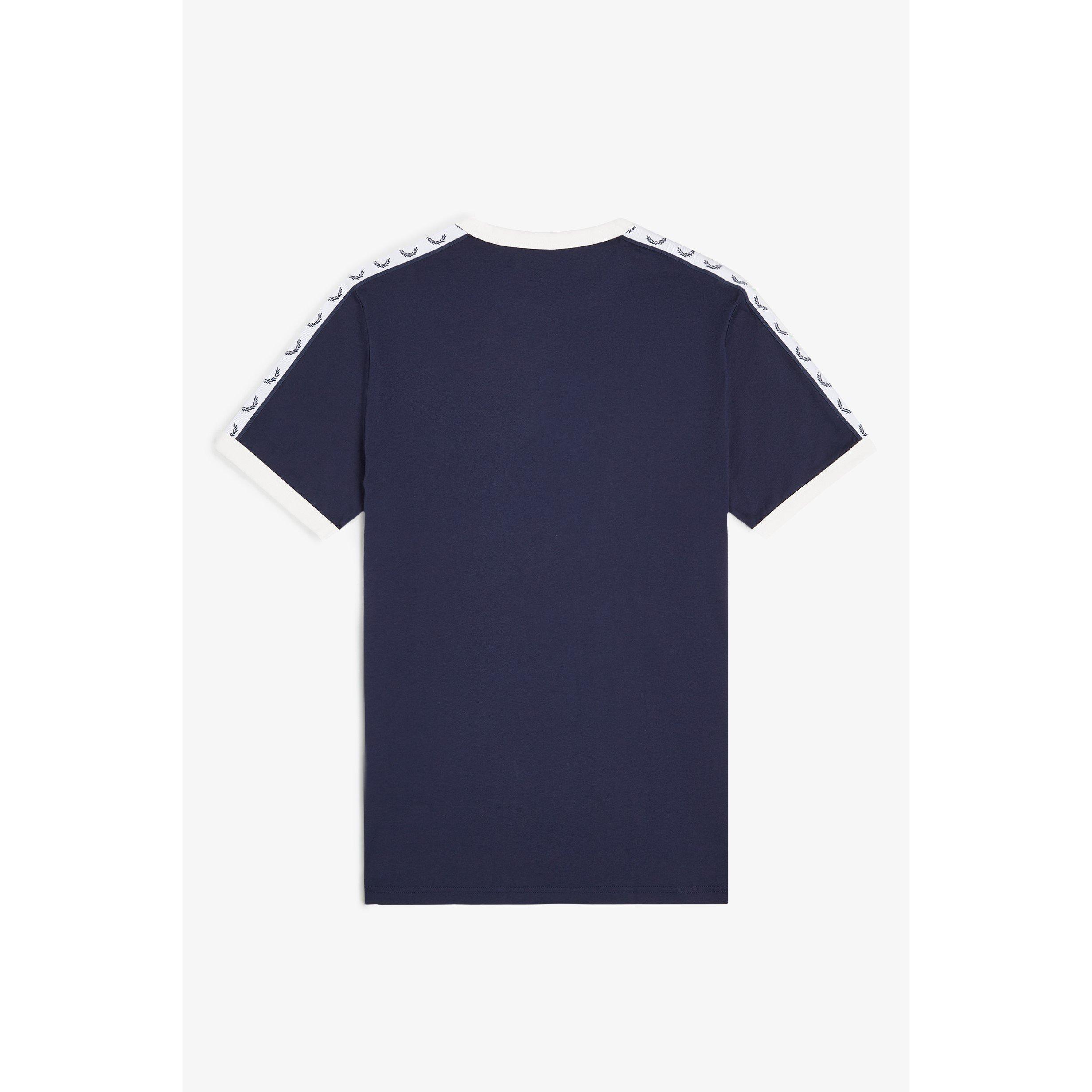 Carbon Blue 266 - Fred Perry - Tape Tee - 5