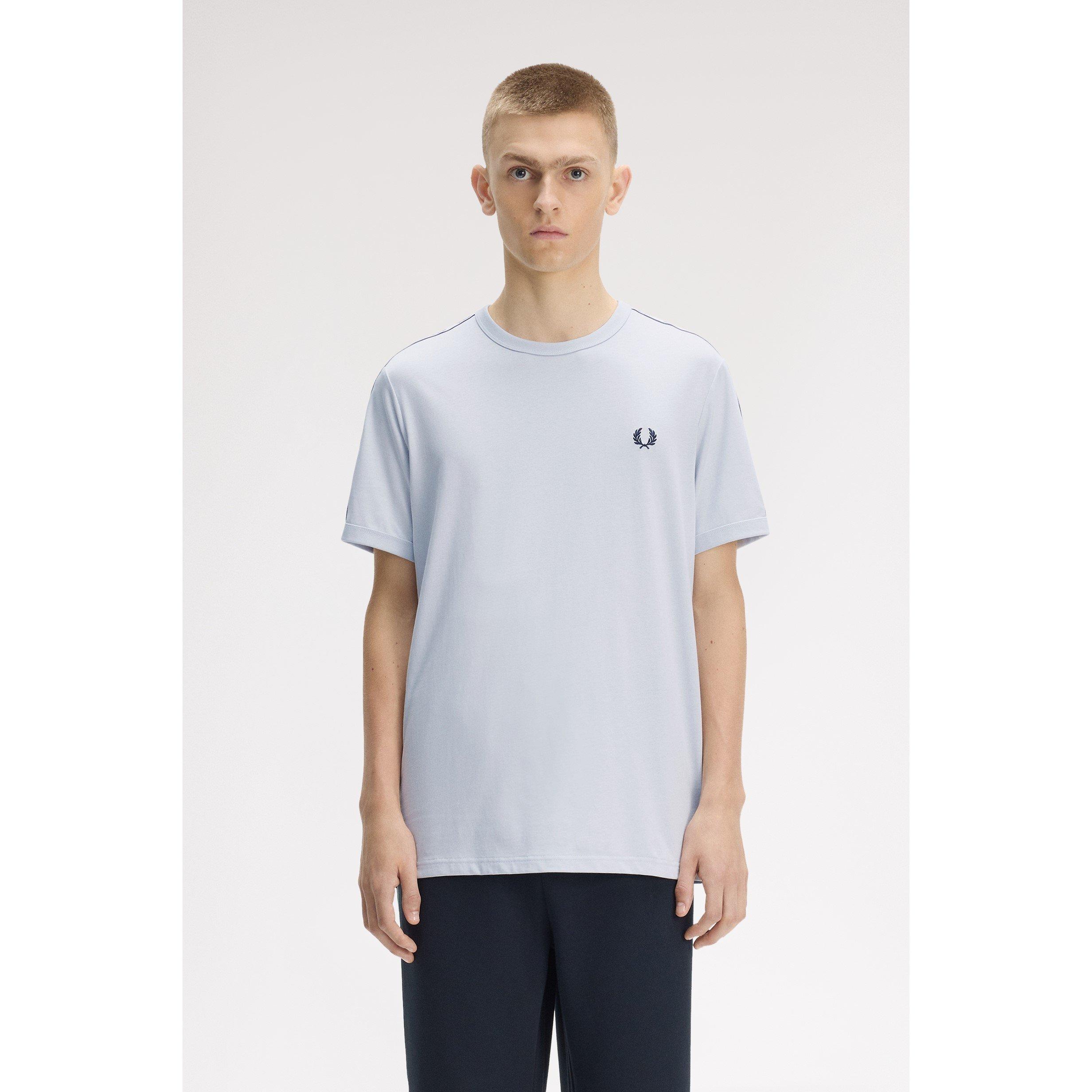 Dusky Blue 28A - Fred Perry - Tape Tee - 3