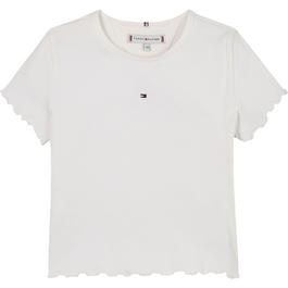 Tommy Hilfiger Ribbed T Shirt Juniors