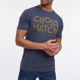 Crosshatch CH Logo Short Sleeve T-Shirt Mens