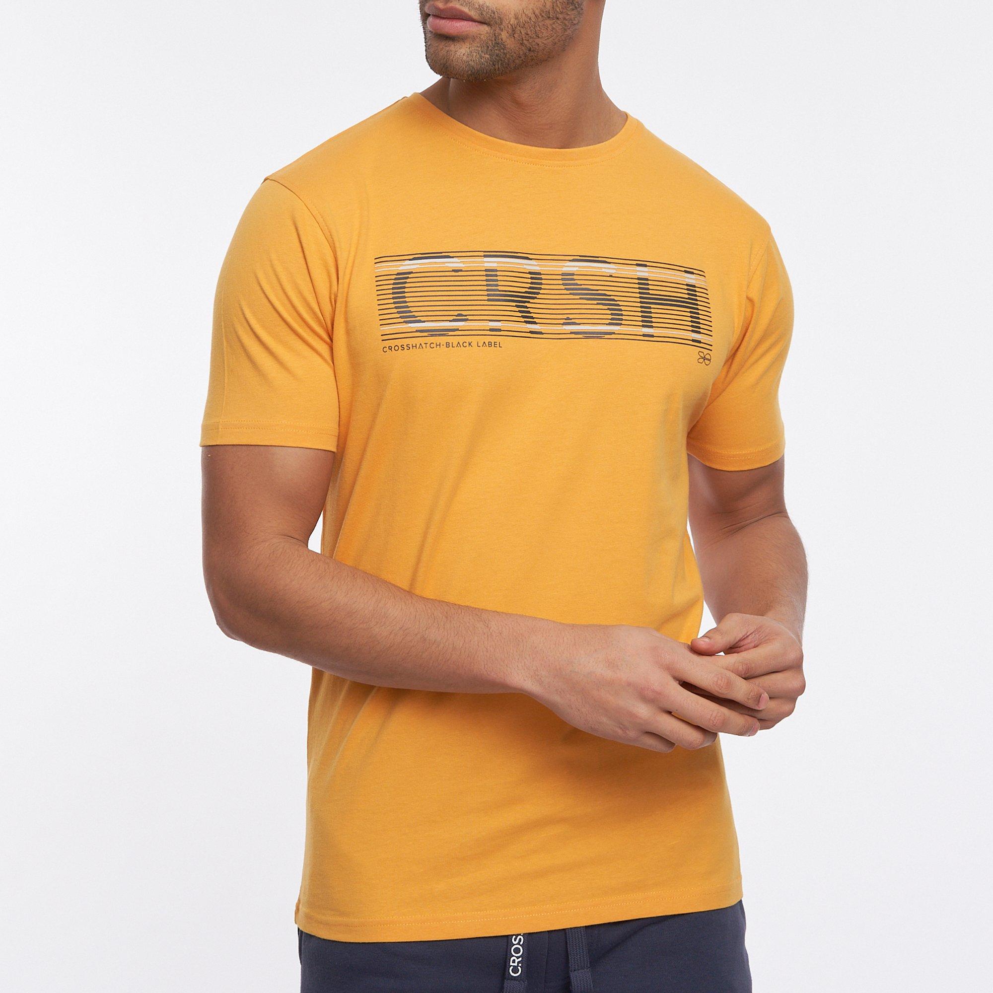 Gelb - Crosshatch - Goldsbury T-Shirt Mens - 2