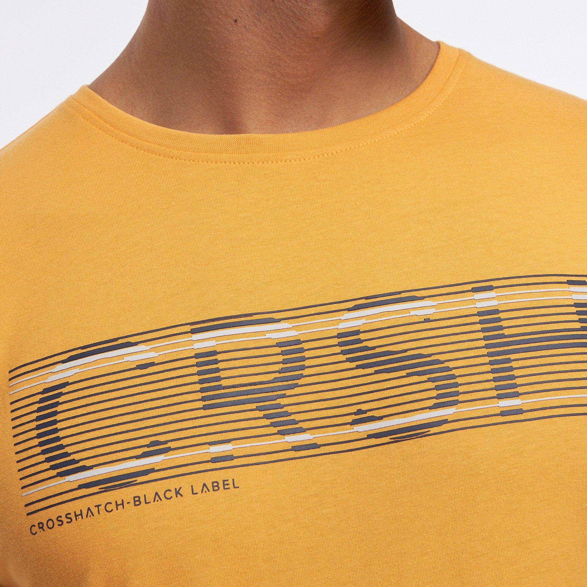 Gelb - Crosshatch - Goldsbury T-Shirt Mens - 4