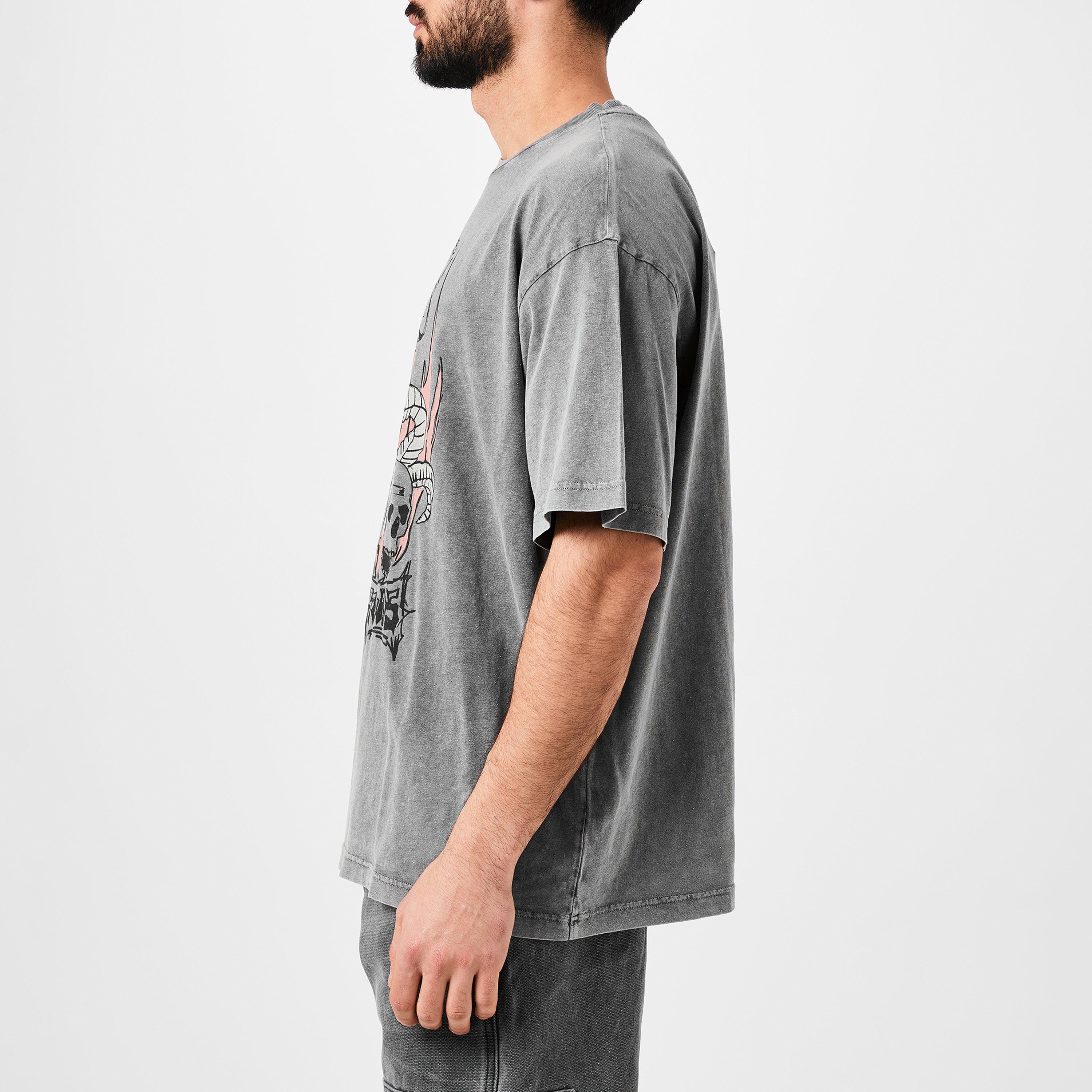 Black - Acne Studios - Skull T-Shirt - 2