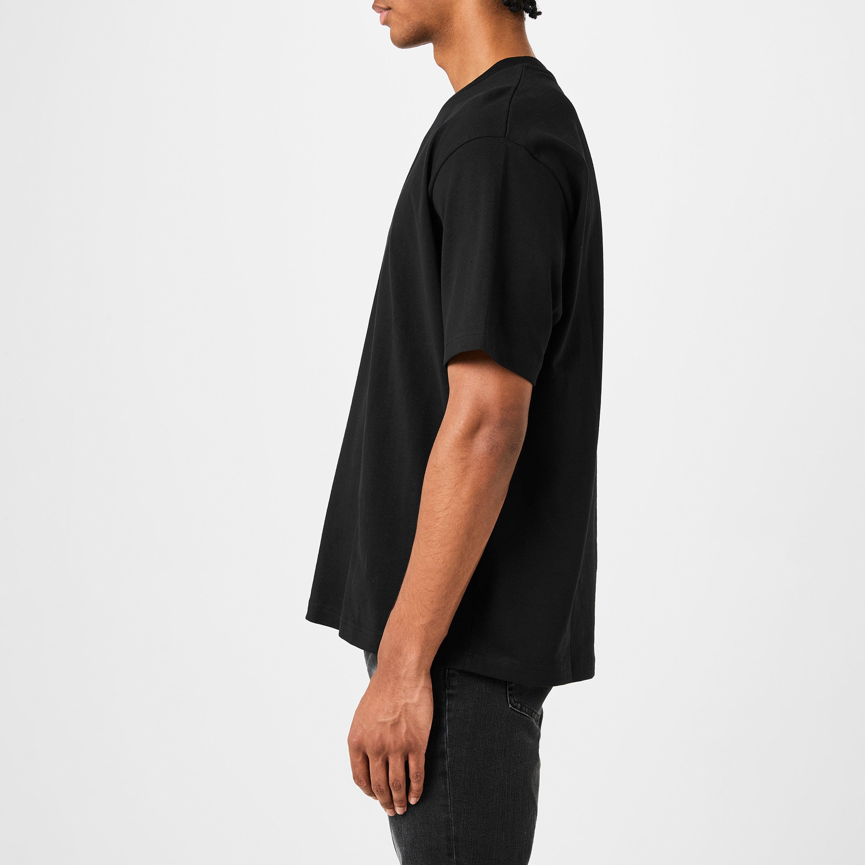 Black - Acne Studios - Men's Patch Logo Oversized T-Shirt - 2
