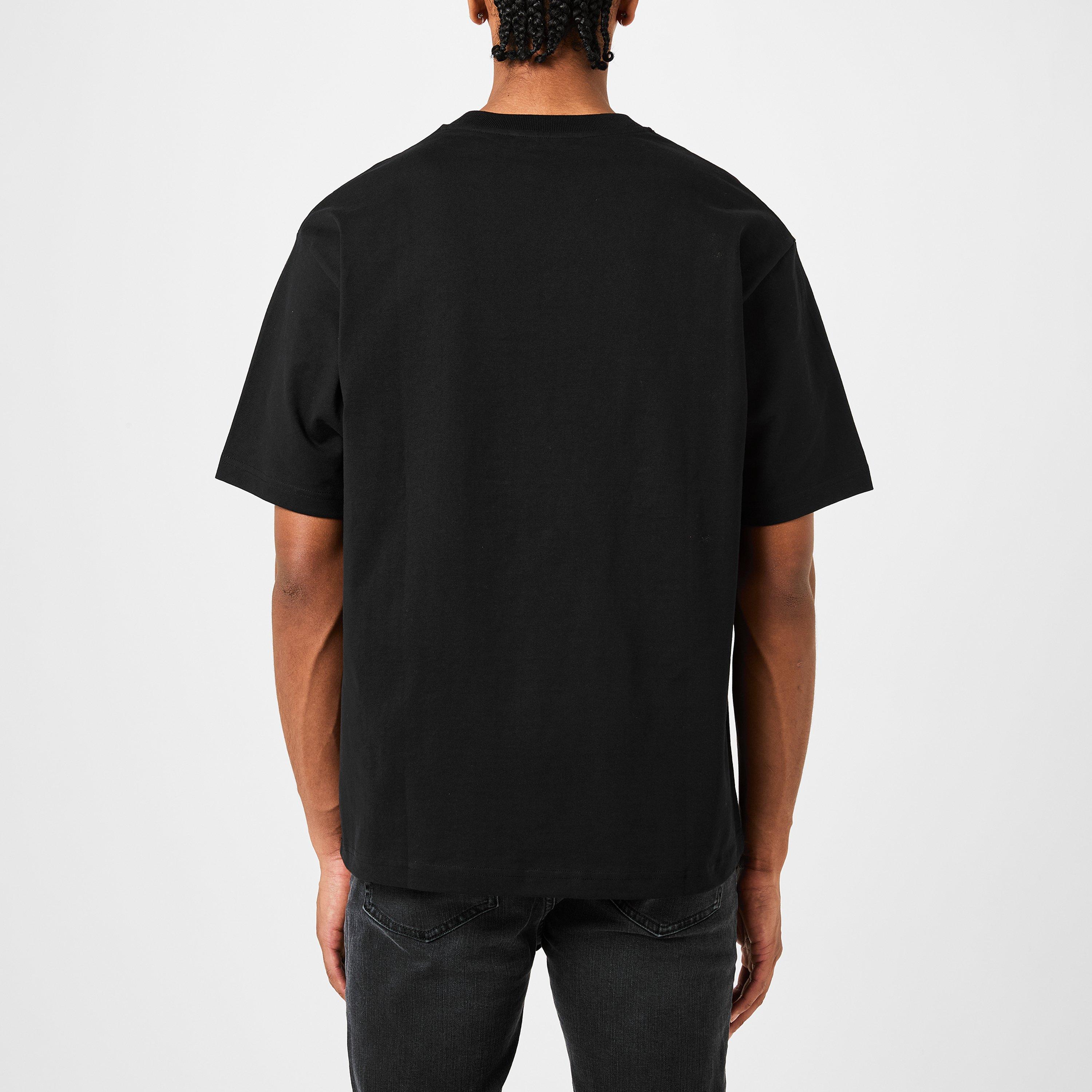 Black - Acne Studios - Men's Patch Logo Oversized T-Shirt - 3