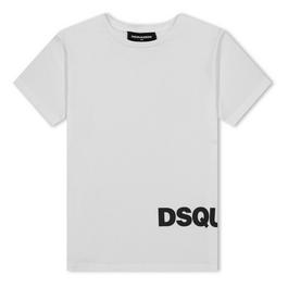 DSquared2 Logo T Shirt Juniors