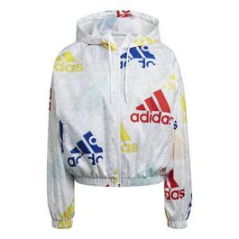 adidas The exterior of this bomber jacket is classic