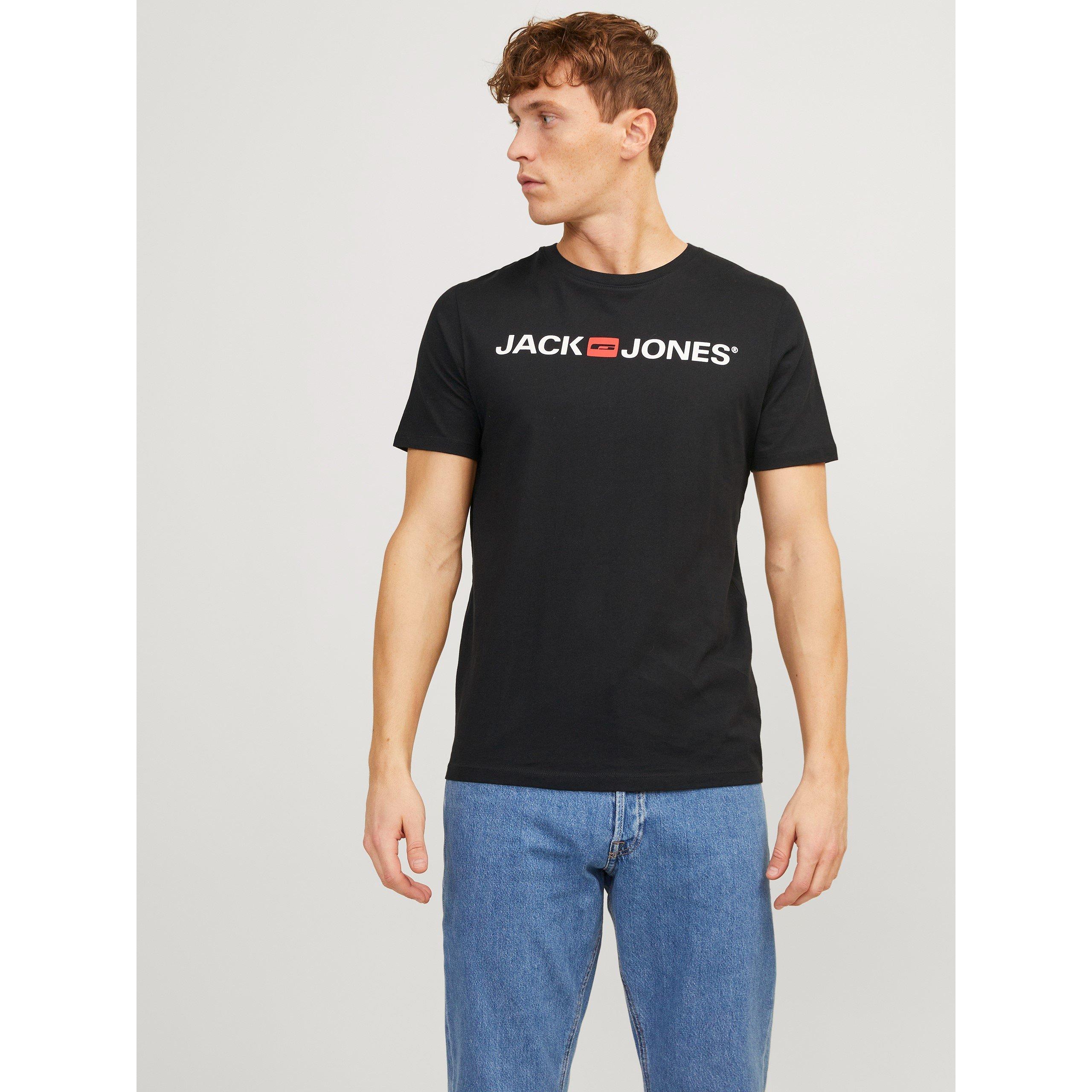 Weiß - Jack and Jones - Corp Logo 3-Pack T-Shirt Mens - 3