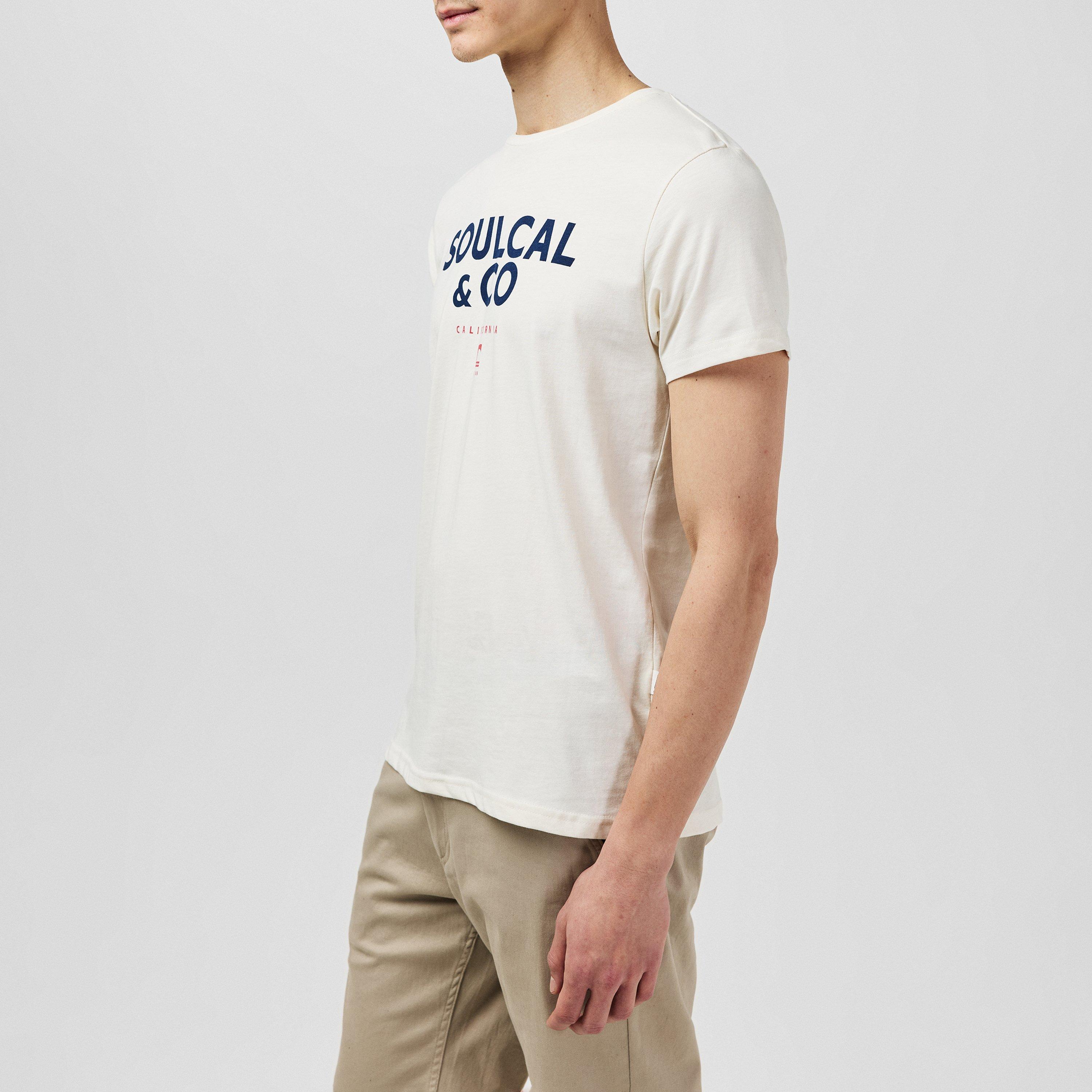 Off White Marl - SoulCal - Marl T-shirt - 2
