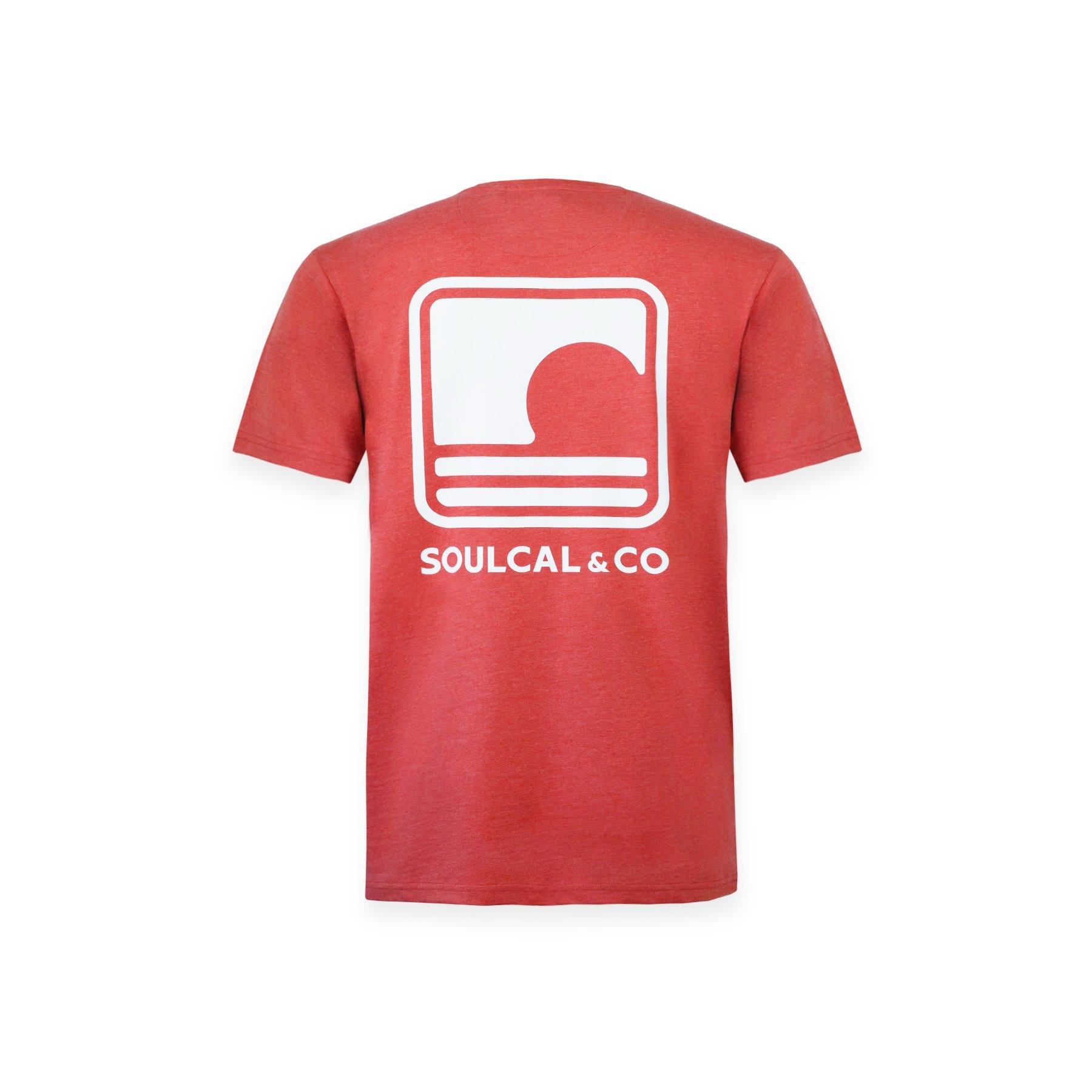 Mineral Red Mar - SoulCal - Back Print Marl T-shirt - 6