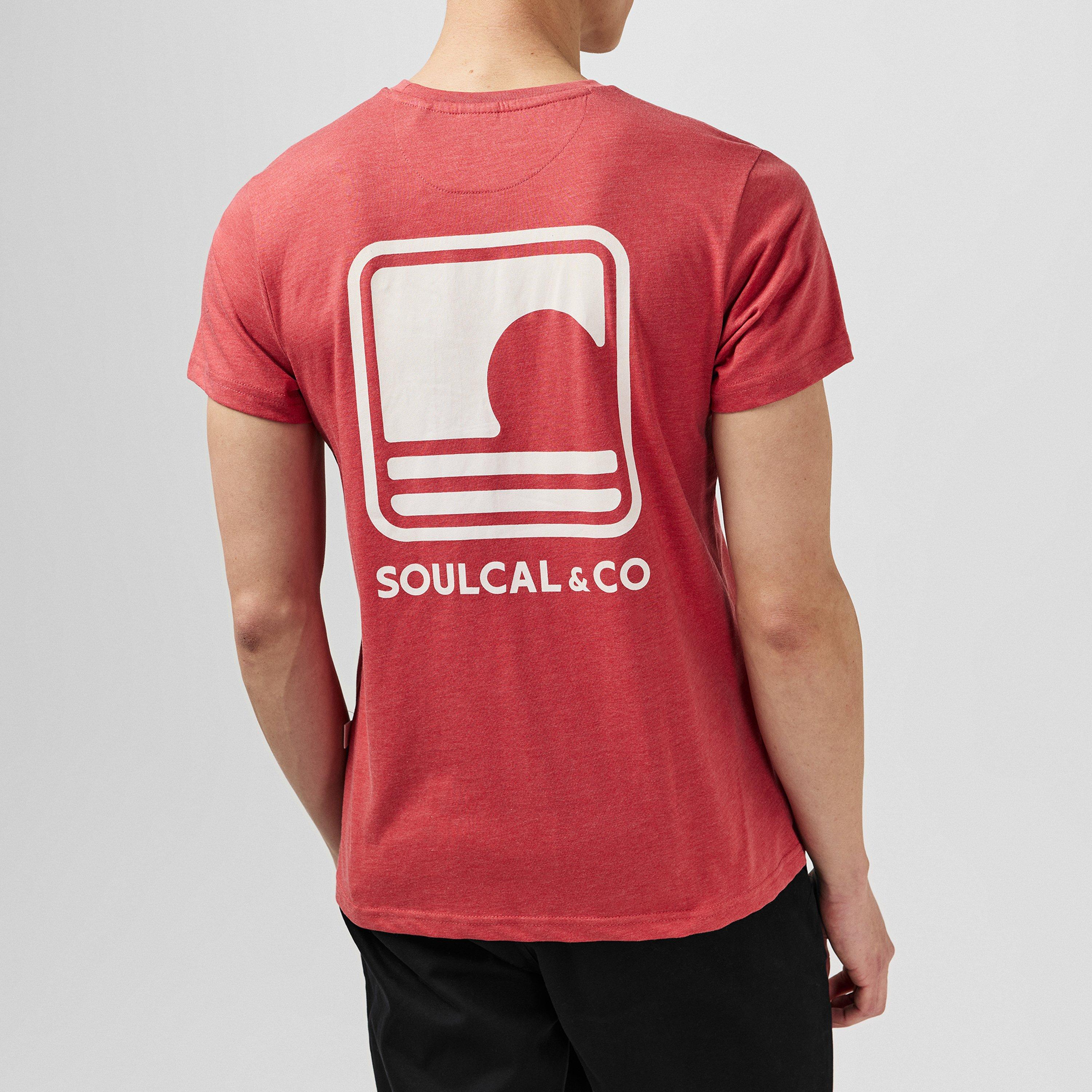 Mineral Red Mar - SoulCal - Back Print Marl T-shirt - 3