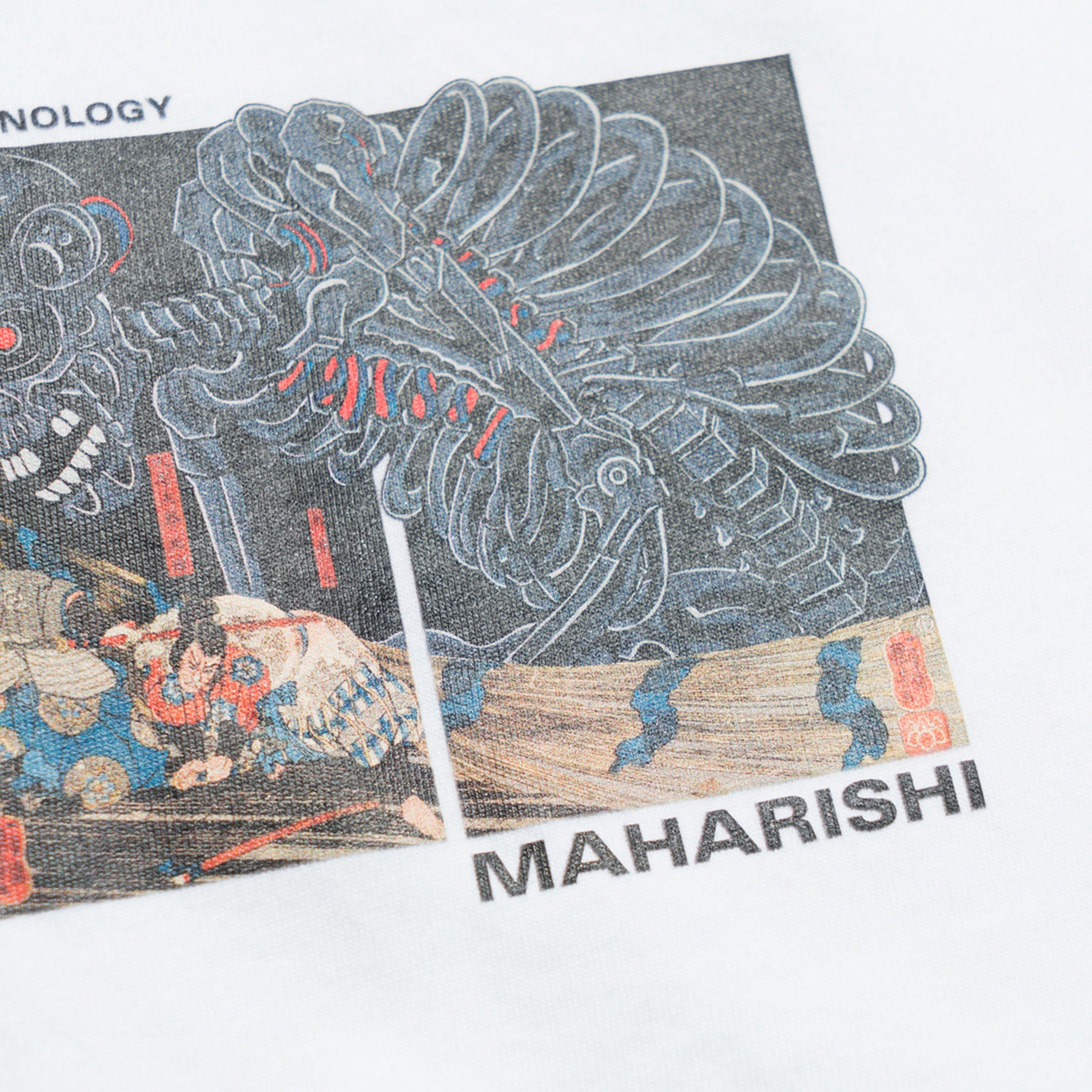 White - Maharishi - Cyber Skeleton T-Shirt - 6