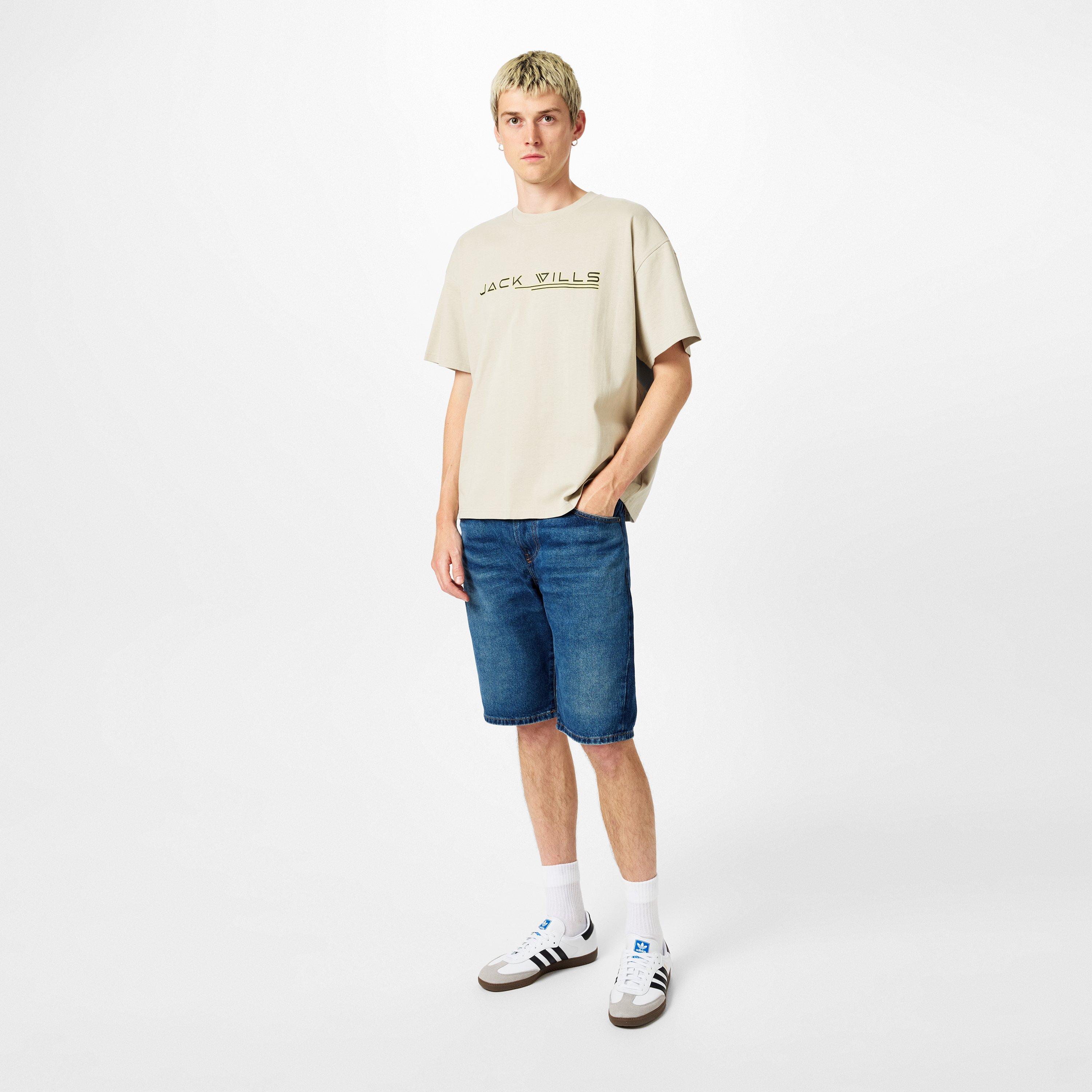 Chalk - Jack Wills - JW Logo Regular Fit T-Shirt - 6