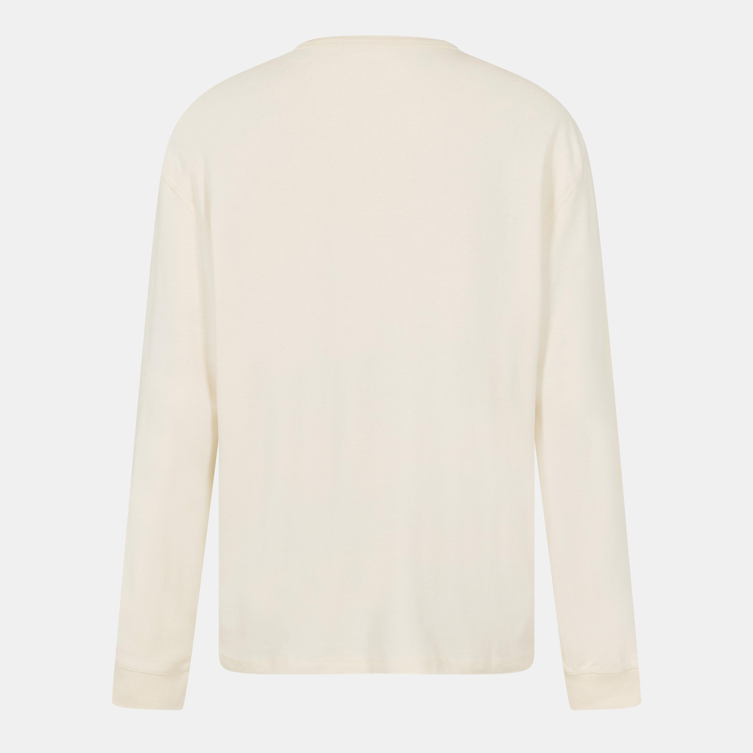 Creme - Jack Wills - Long Sleeve Vintage Rib T-Shirt - 2