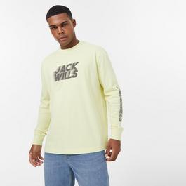 Jack Wills Long Sleeve Graphic T-Shirt