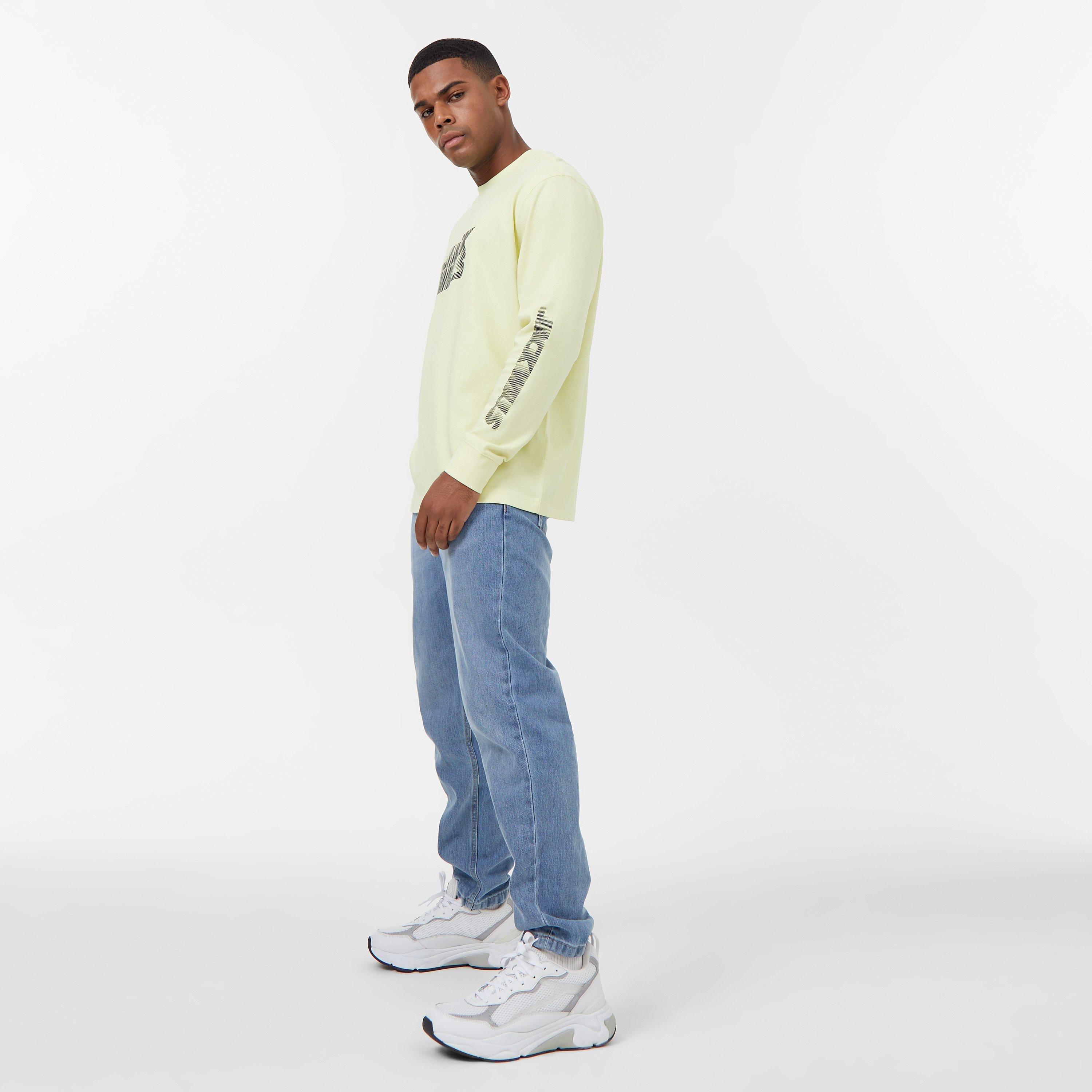Soft Lime - Jack Wills - Long Sleeve Graphic T-Shirt - 6