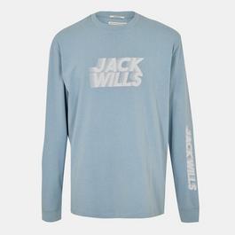 Jack Wills Long Sleeve Graphic T-Shirt
