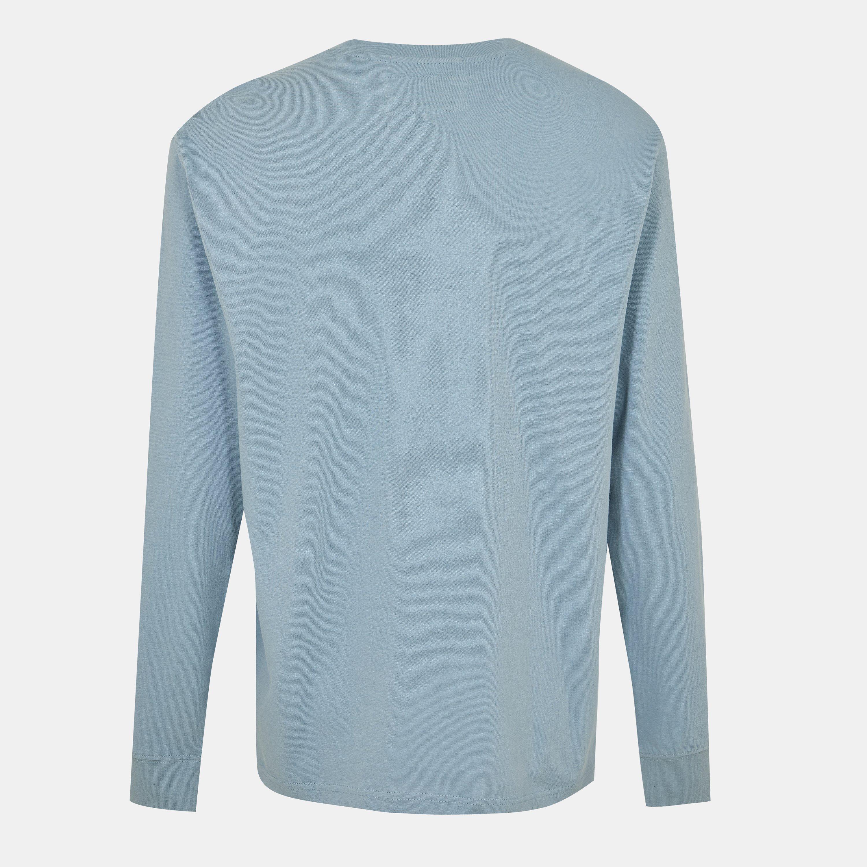 Powder Blue - Jack Wills - Long Sleeve Graphic T-Shirt - 2