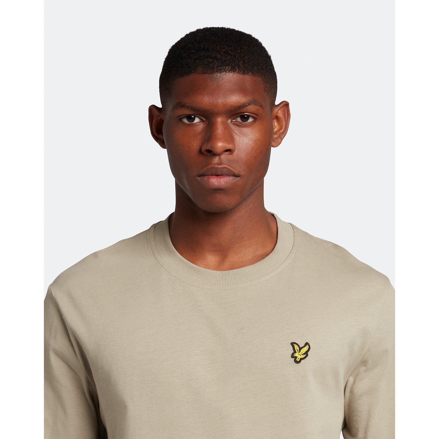Khaki Rauch - Lyle and Scott - Long Sleeve Logo T-Shirt - 1