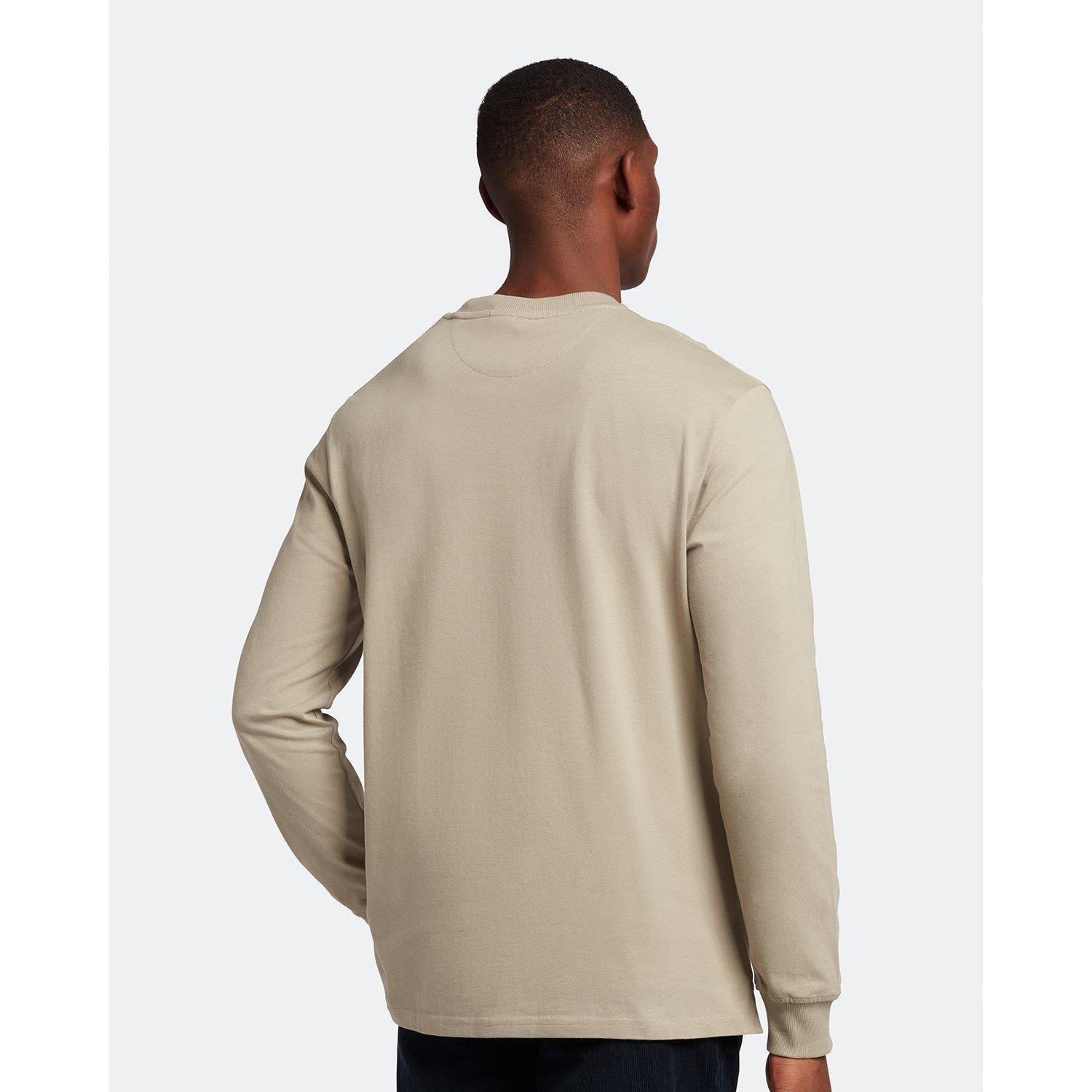 Khaki Rauch - Lyle and Scott - Long Sleeve Logo T-Shirt - 2
