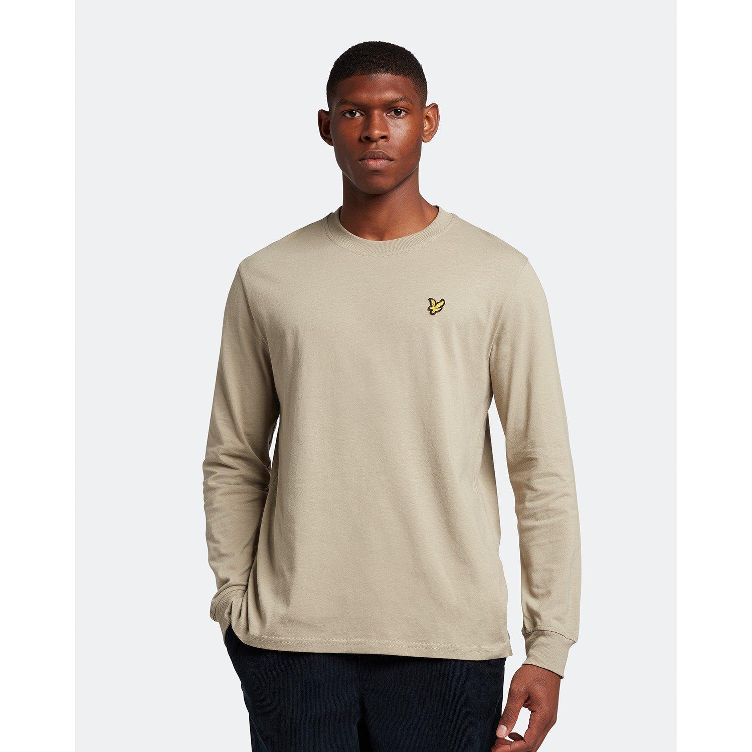 Khaki Rauch - Lyle and Scott - Long Sleeve Logo T-Shirt - 4