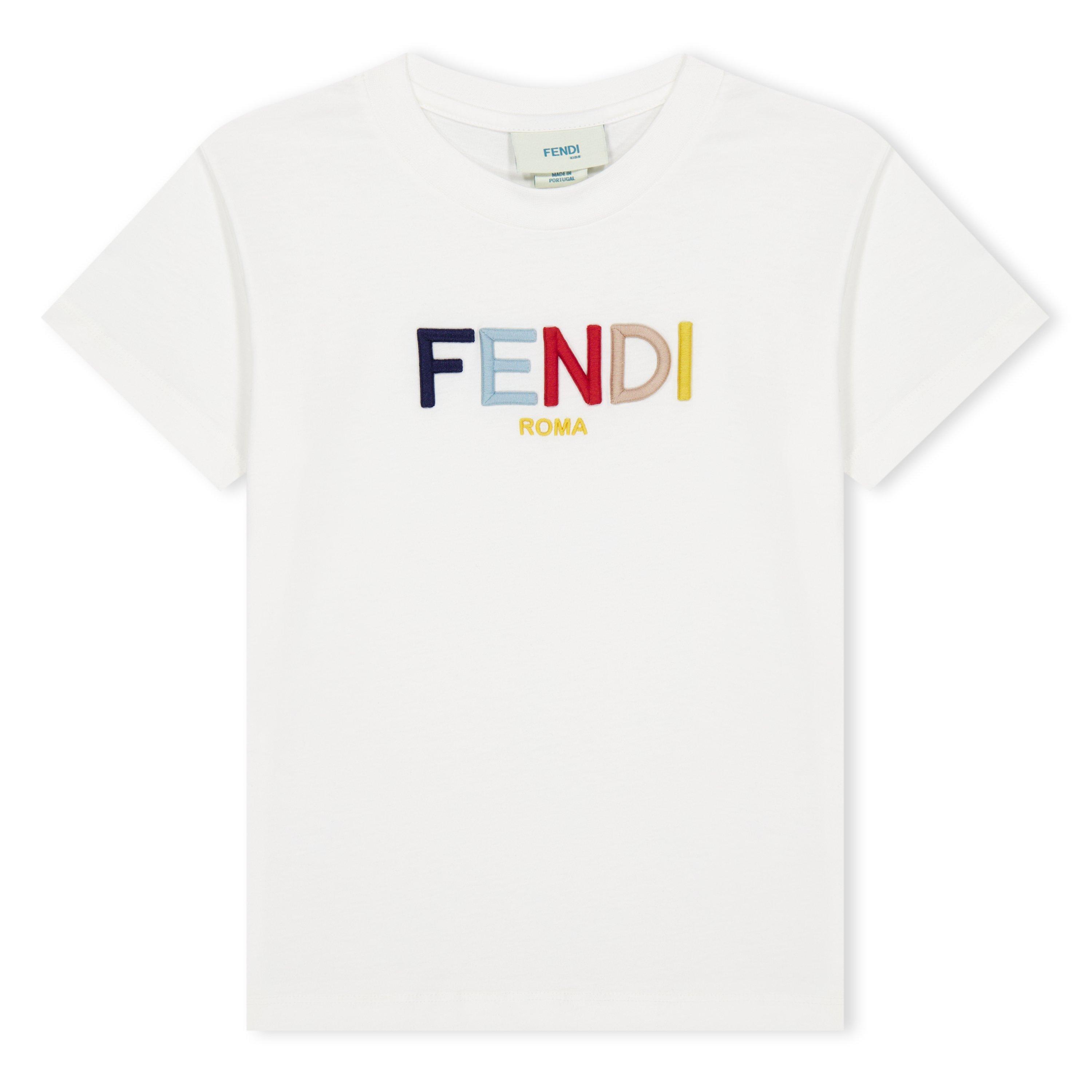 Fendi Logo T-Shirt Juniors