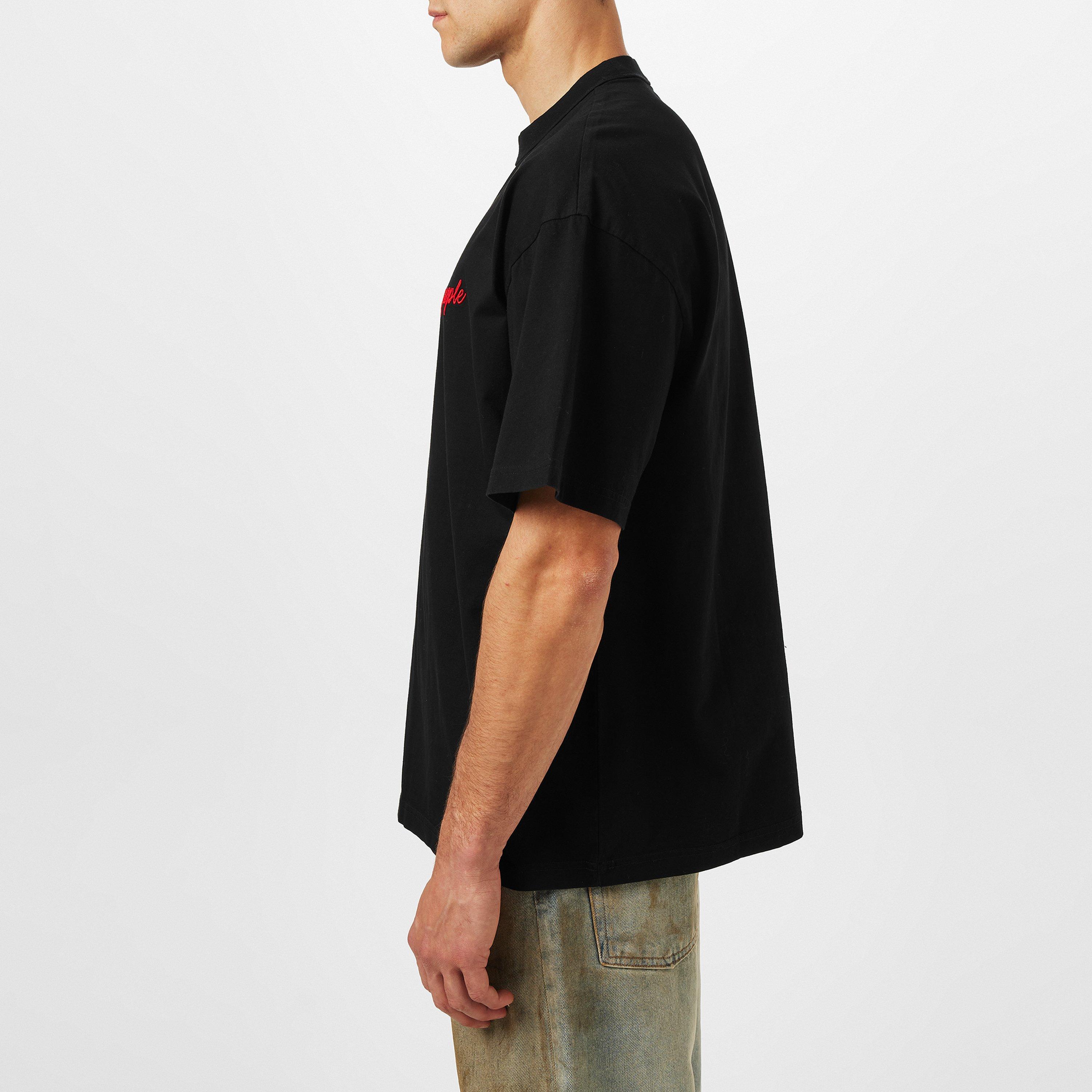 Black - Purple Brand - Men's Oversized T-Shirt - 2