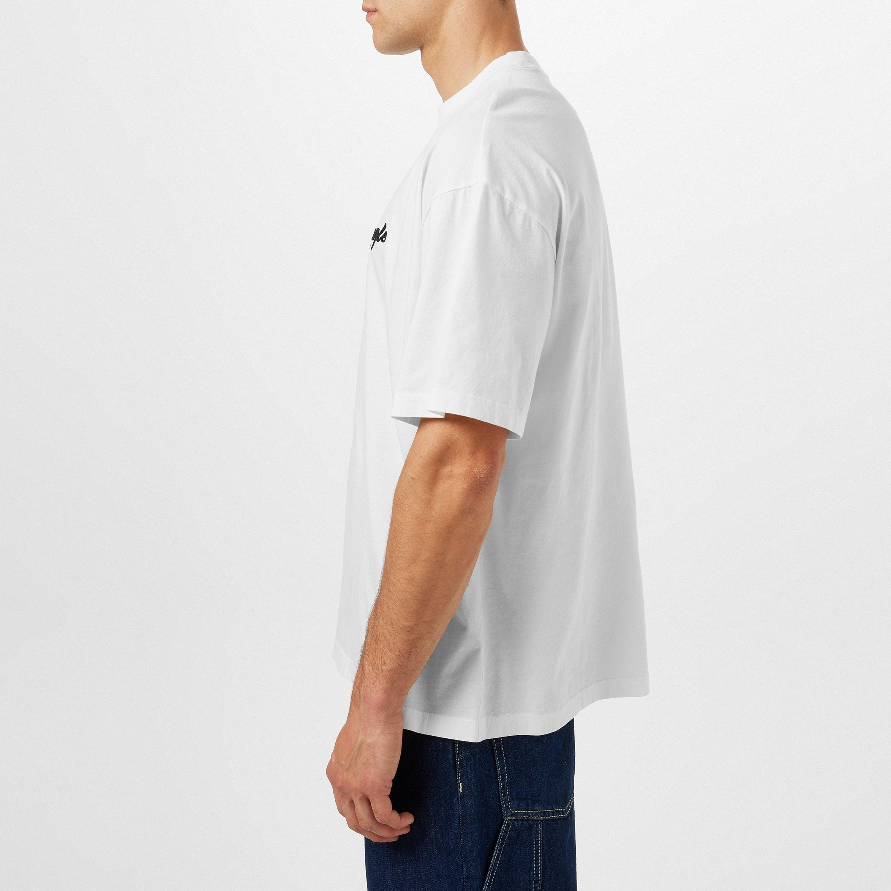 Off White - Purple Brand - Men's Oversized T-Shirt - 2