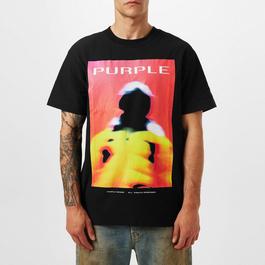 Purple Brand Graphic Print T-Shirt