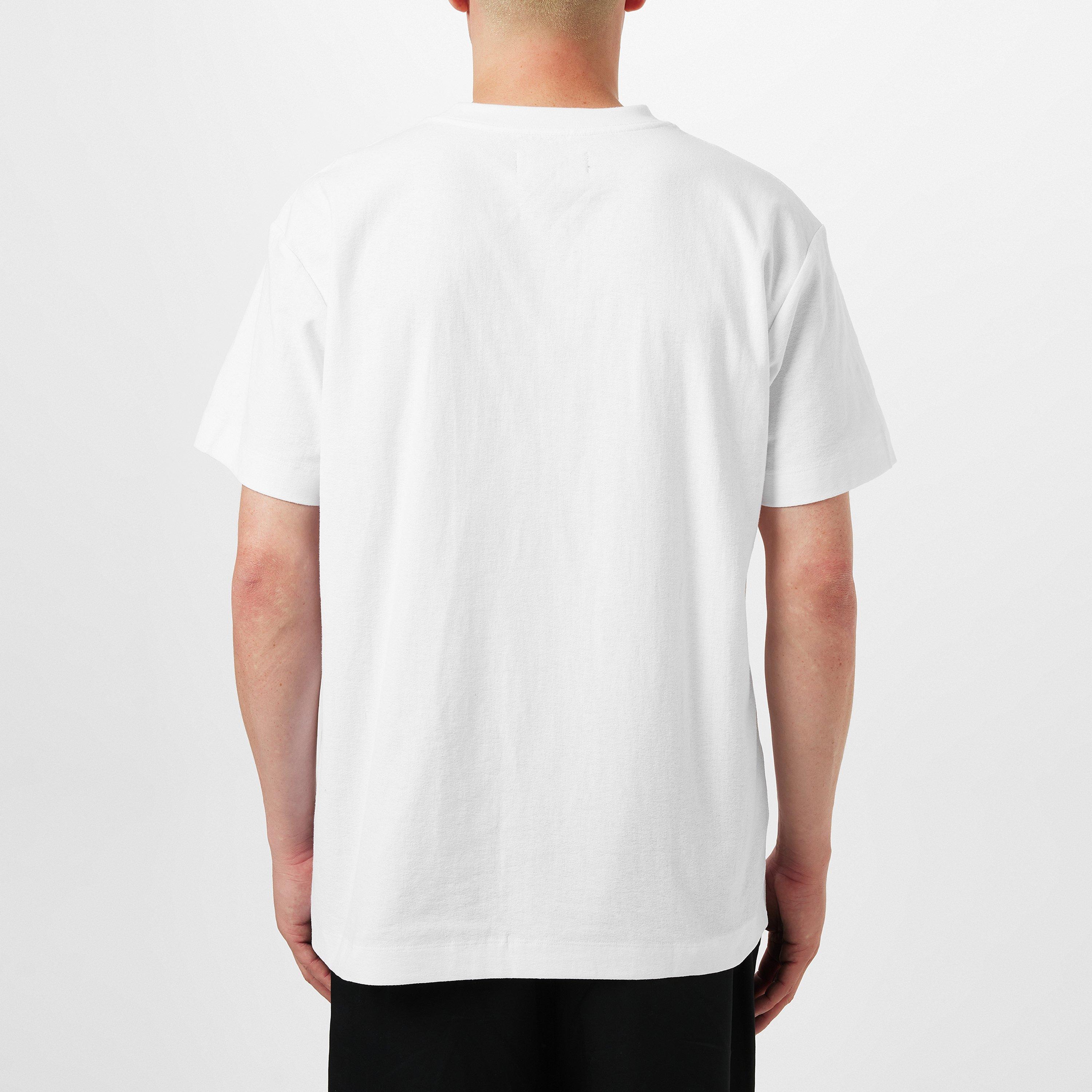 White - Purple Brand - Men's Logo Regular Fit T-Shirt - 3