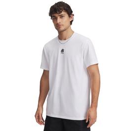 Under Armour UA Curry Logo Heavyweight T Shirt Mens