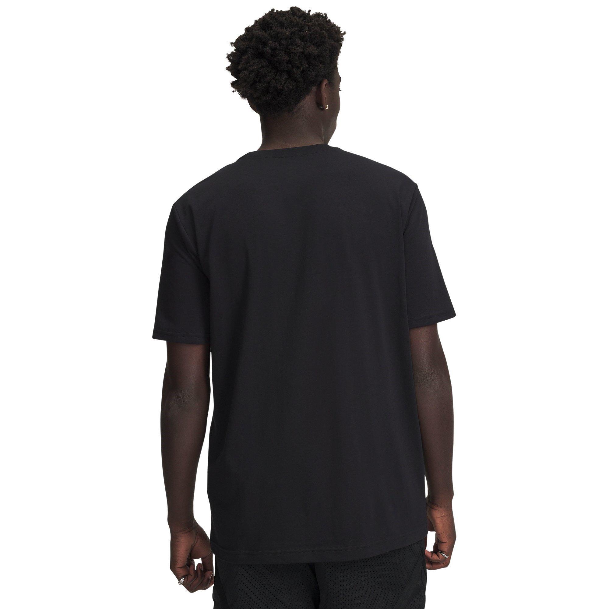 Black/Green - Under Armour - Curry Logo Trend T-Shirt Mens - 4